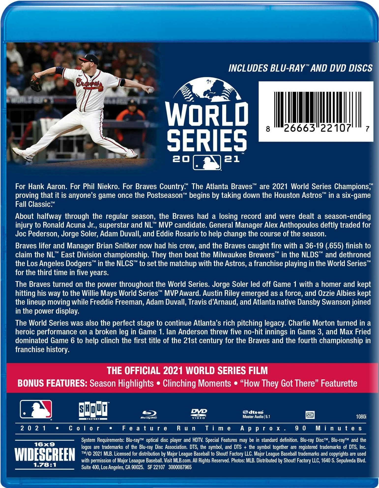 2021 World Series Champions: Atlanta Braves [Blu-ray] - Image 3
