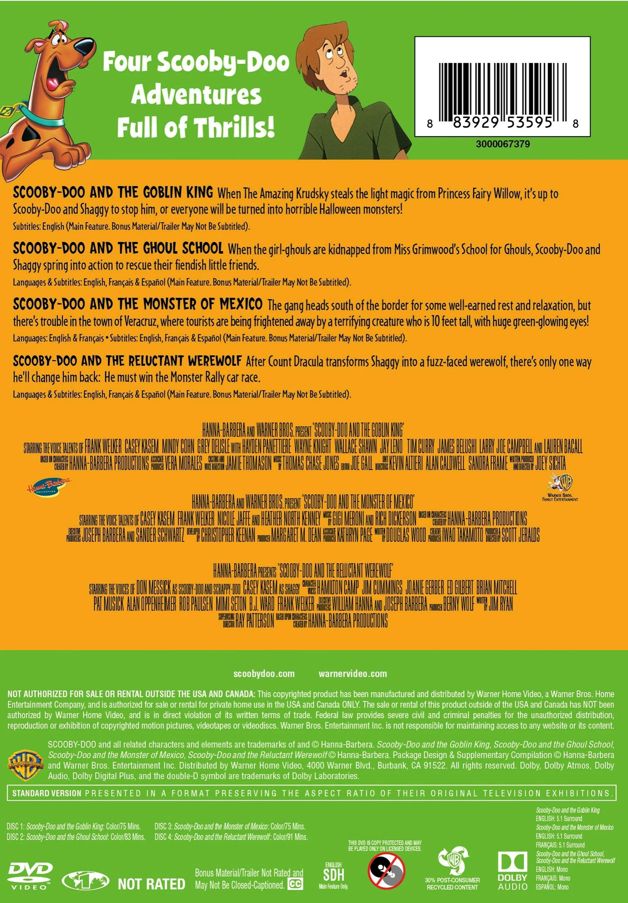 Scooby-Doo!: Monsters (Box Set) [DVD] - Image 2