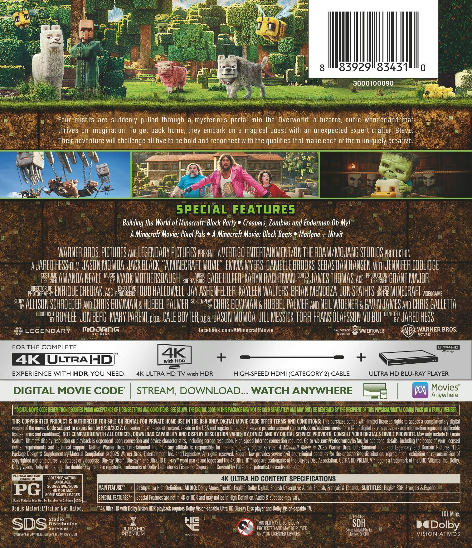 A Minecraft Movie (4K Ultra HD) [UHD] - Image 3