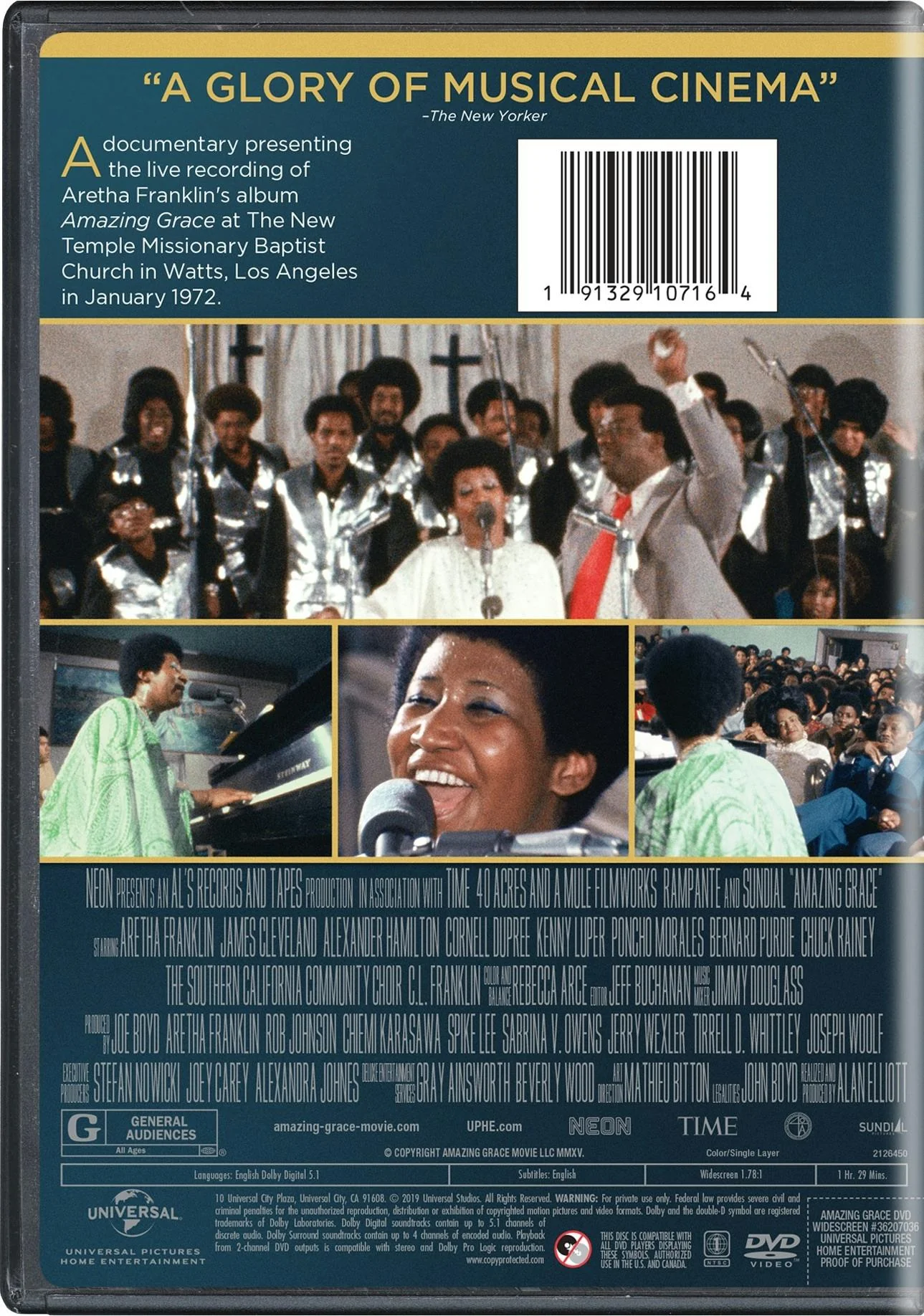 Amazing Grace [DVD] - Image 2