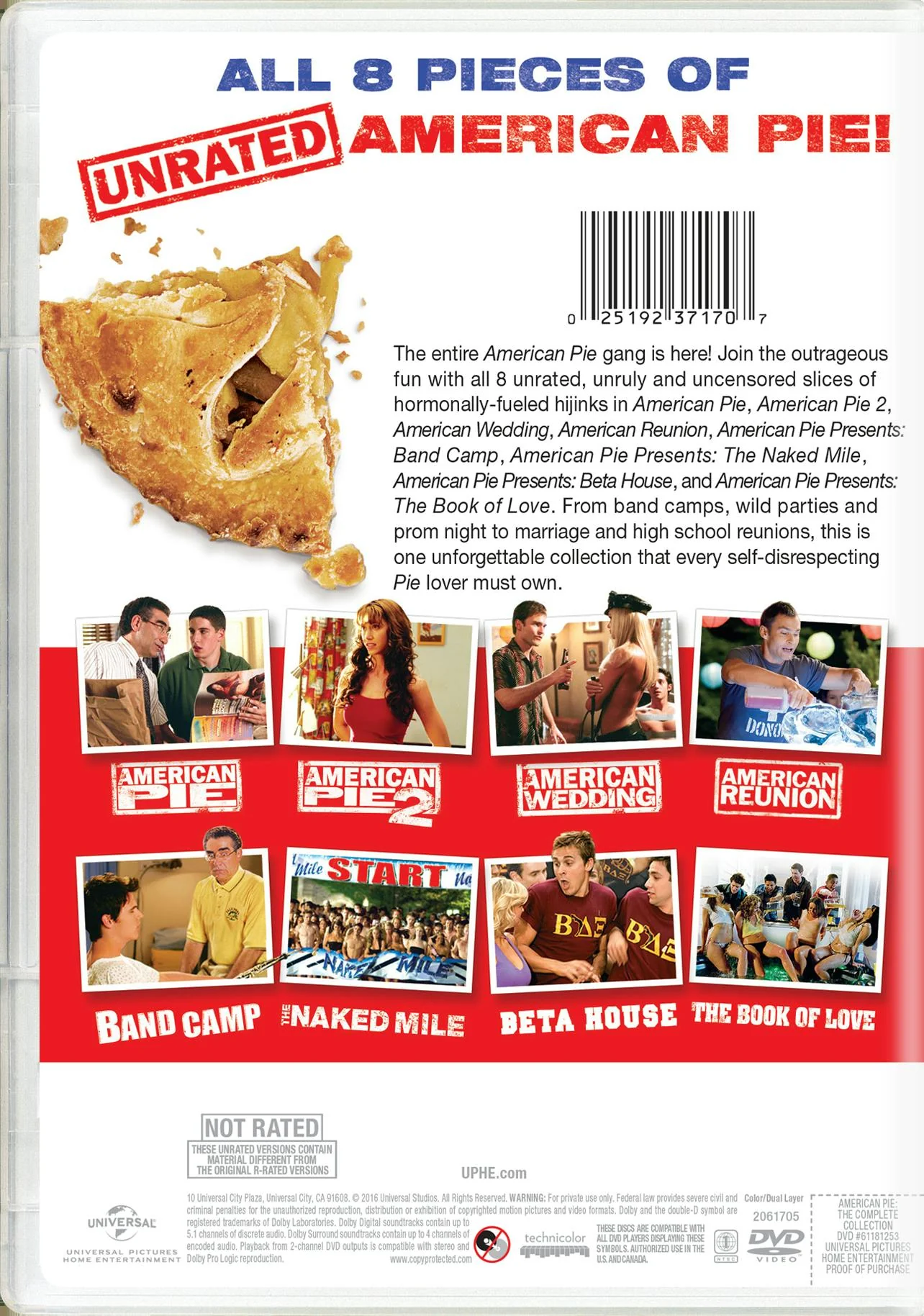American Pie: All 8 Pieces of Pie (DVD Set) [DVD] - Image 2