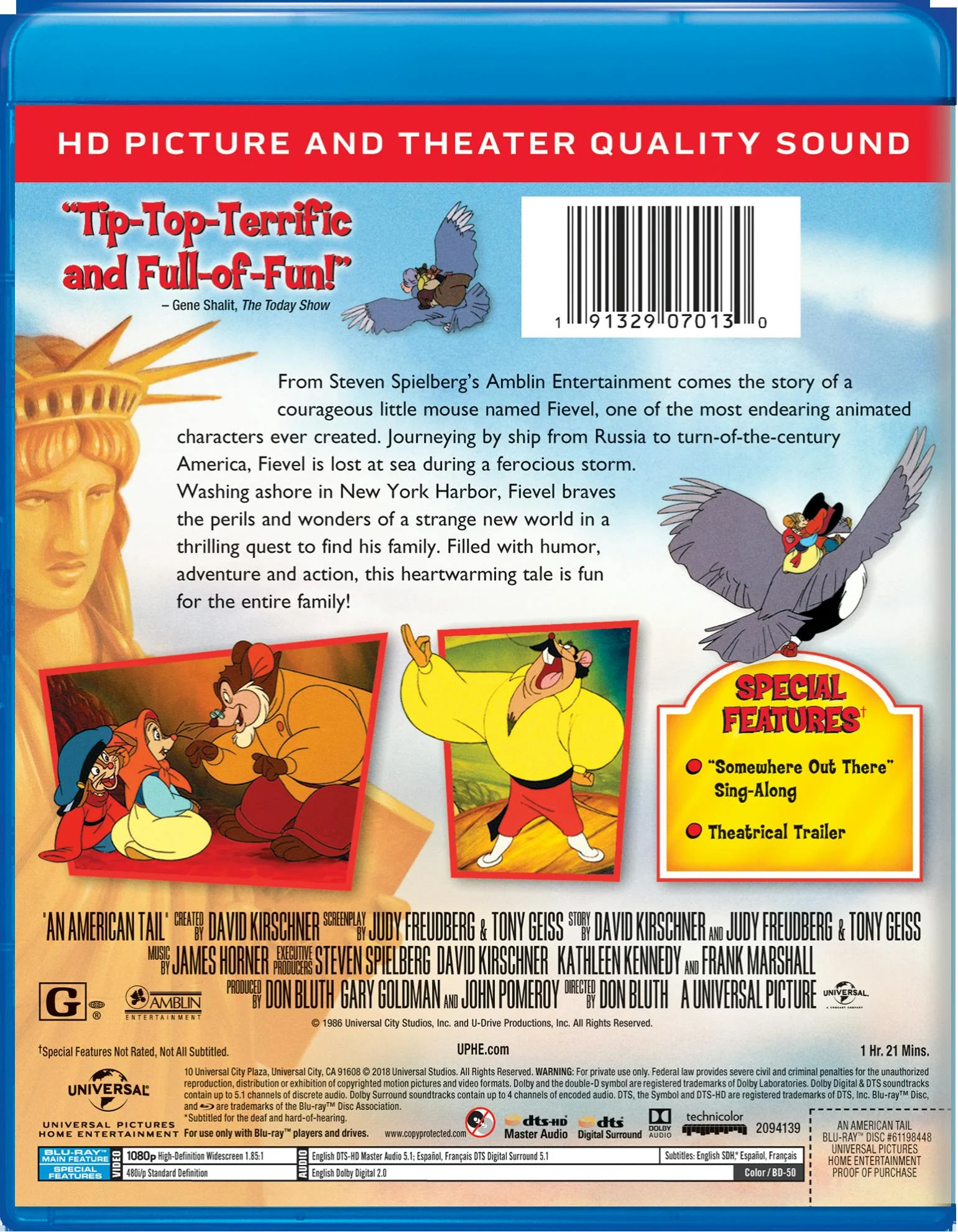 An American Tail [Blu-ray] - Image 2