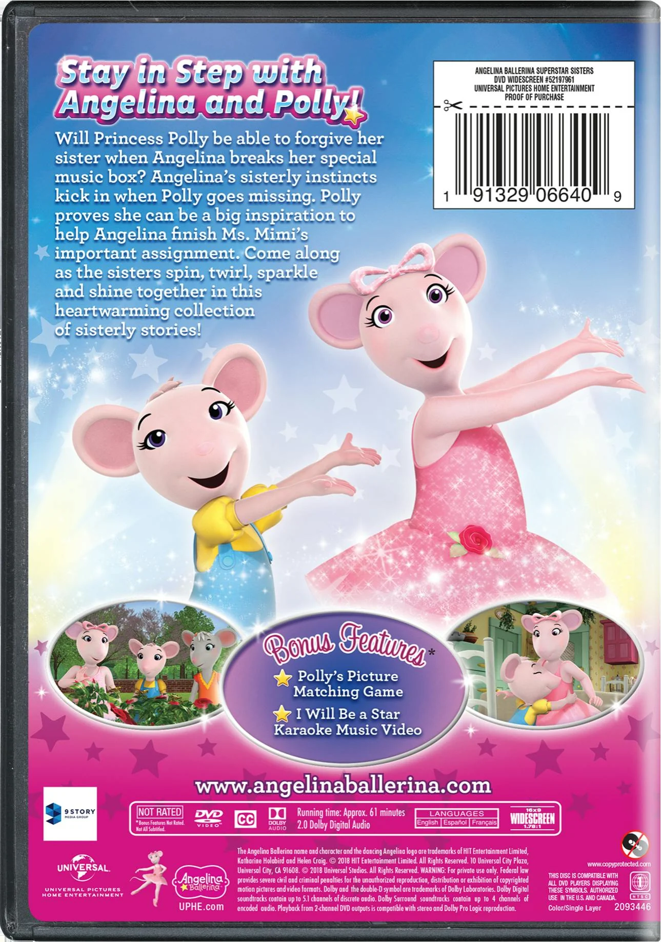 Angelina Ballerina: Superstar Sisters [DVD] - Image 2