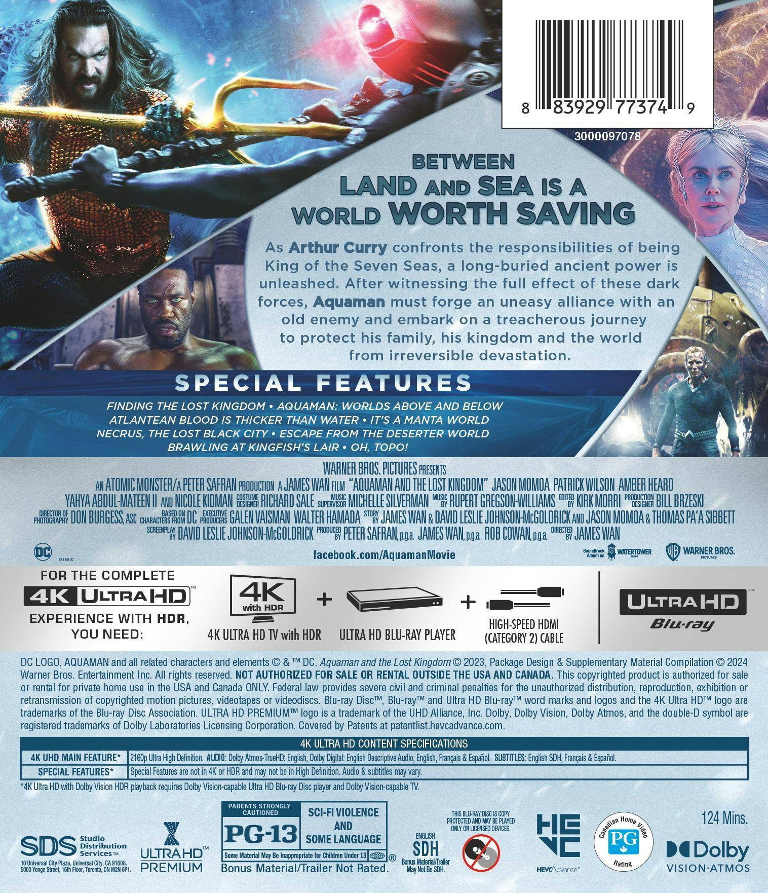 Aquaman and the Lost Kingdom (4K Ultra HD) [UHD] - Image 3