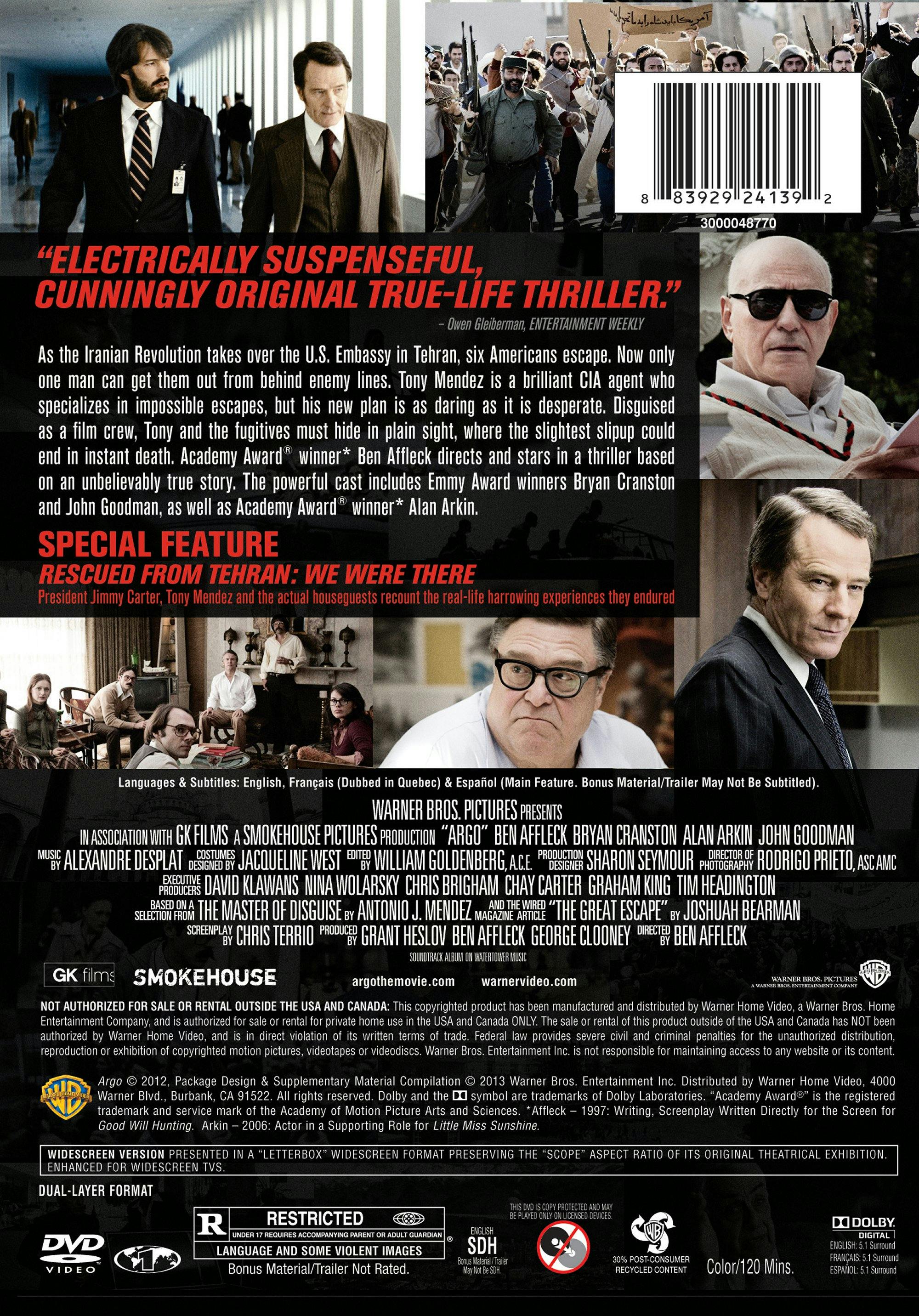 Argo [DVD] - Image 2