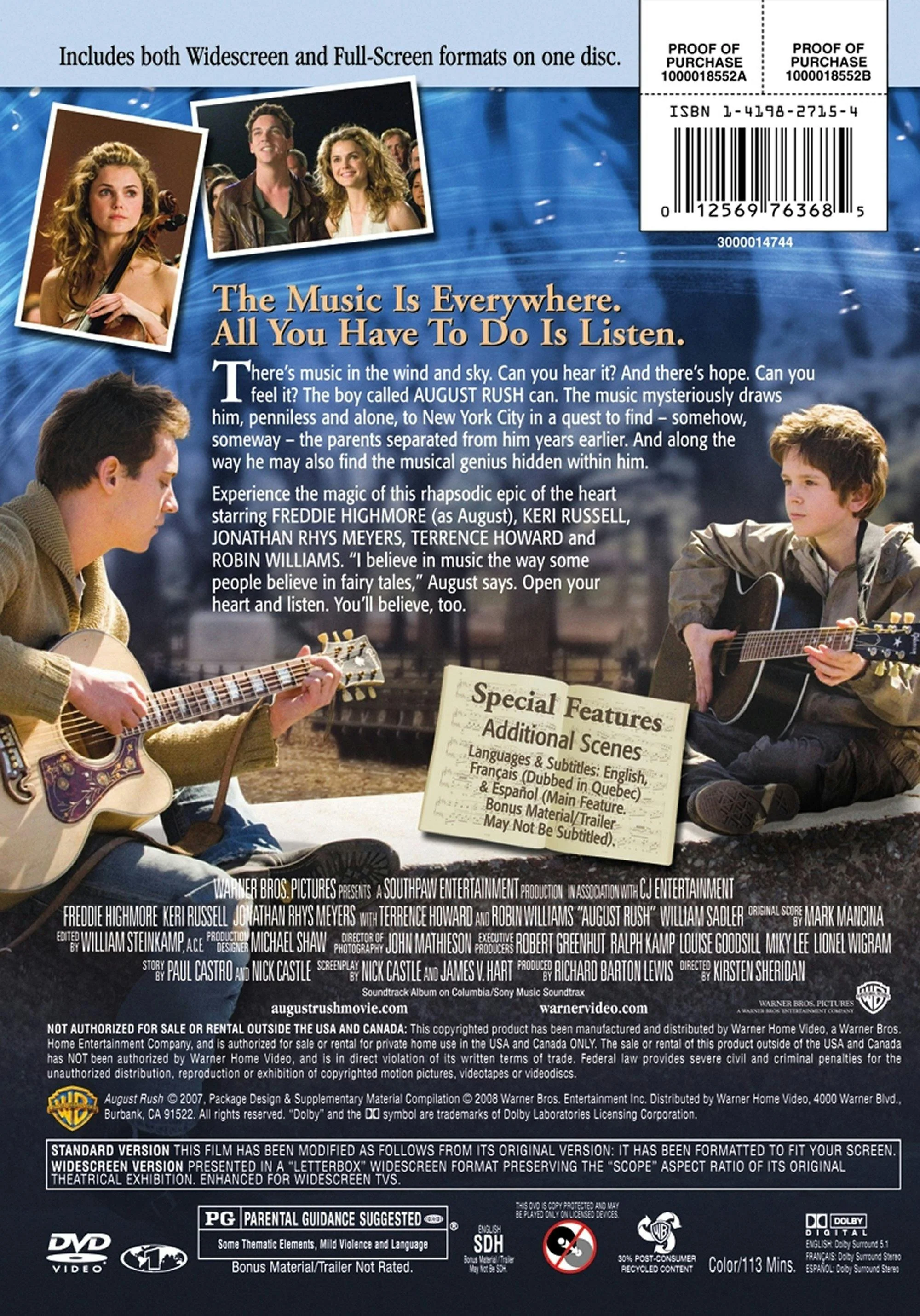 August Rush [DVD] - Image 2