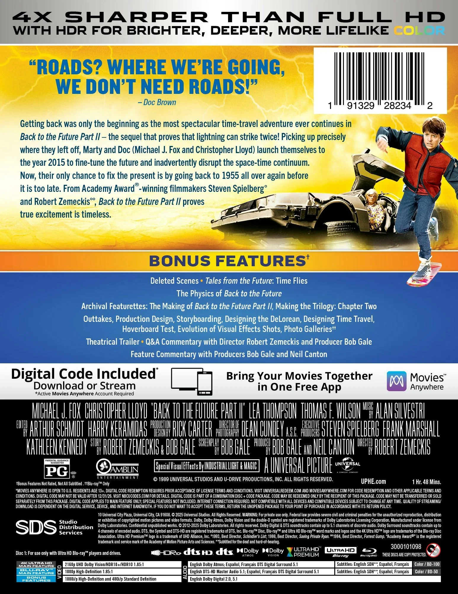 Back to the Future Part II (Limited Edition 4K Ultra HD Steelbook + Blu-ray + Digital) [UHD] - Image 3