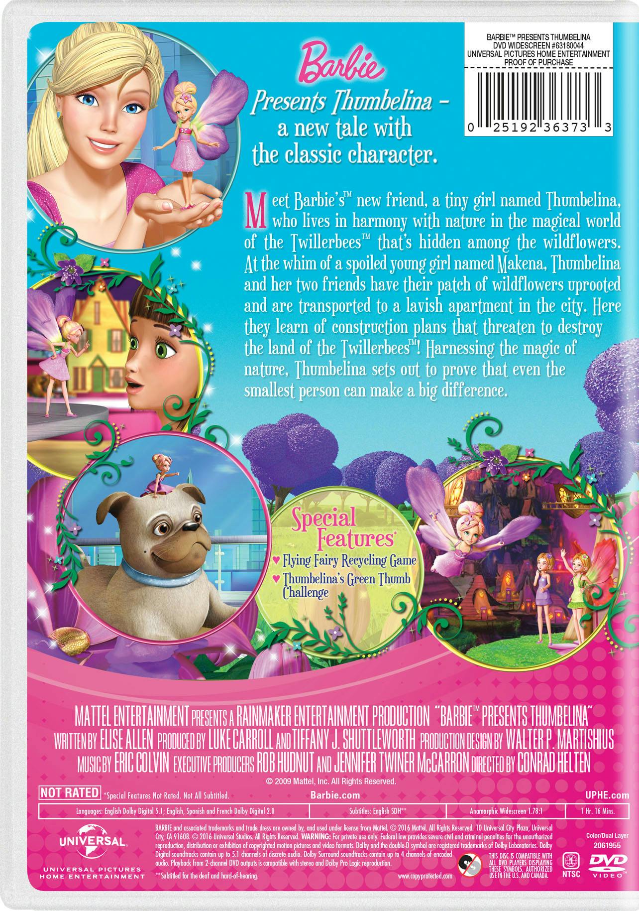 Barbie Presents Thumbelina [DVD] - Image 2