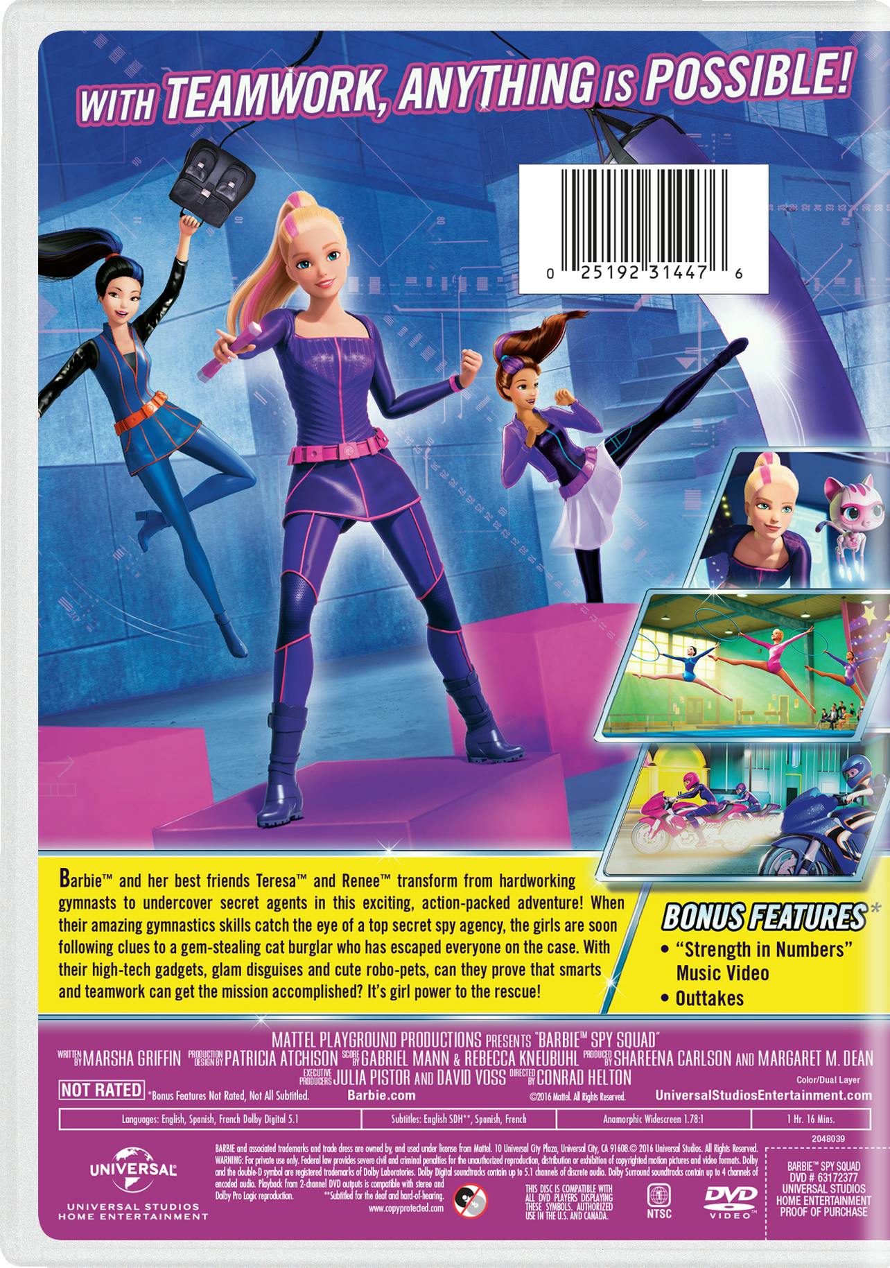 Barbie: Spy Squad [DVD] - Image 2