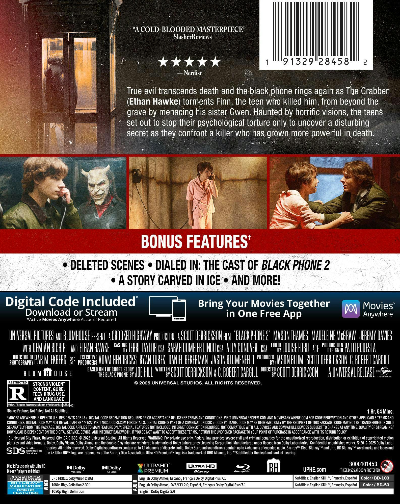 Black Phone 2 (Limited Edition 4K Ultra HD Steelbook + Blu-ray) [UHD] - Image 2
