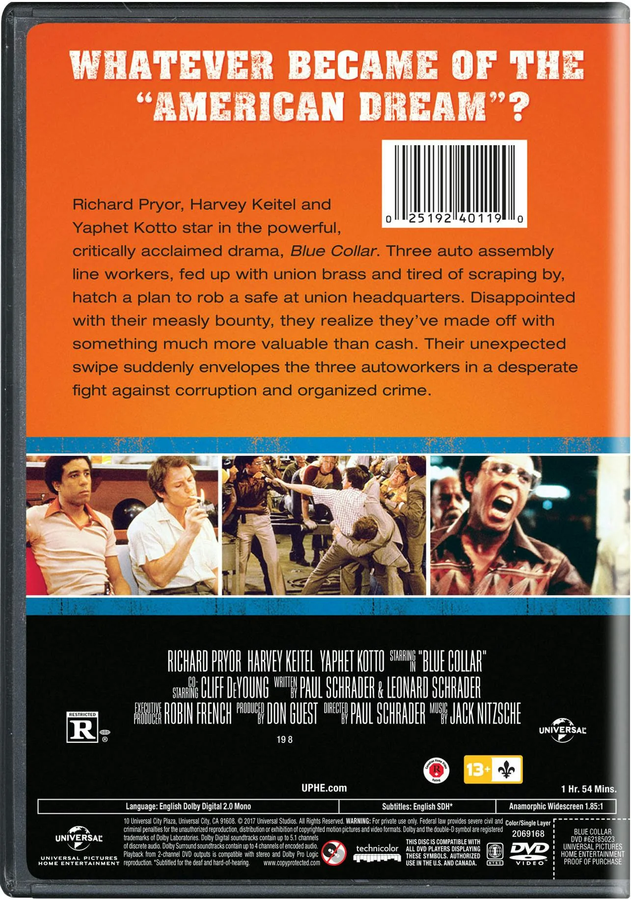 Blue Collar [DVD] - Image 2