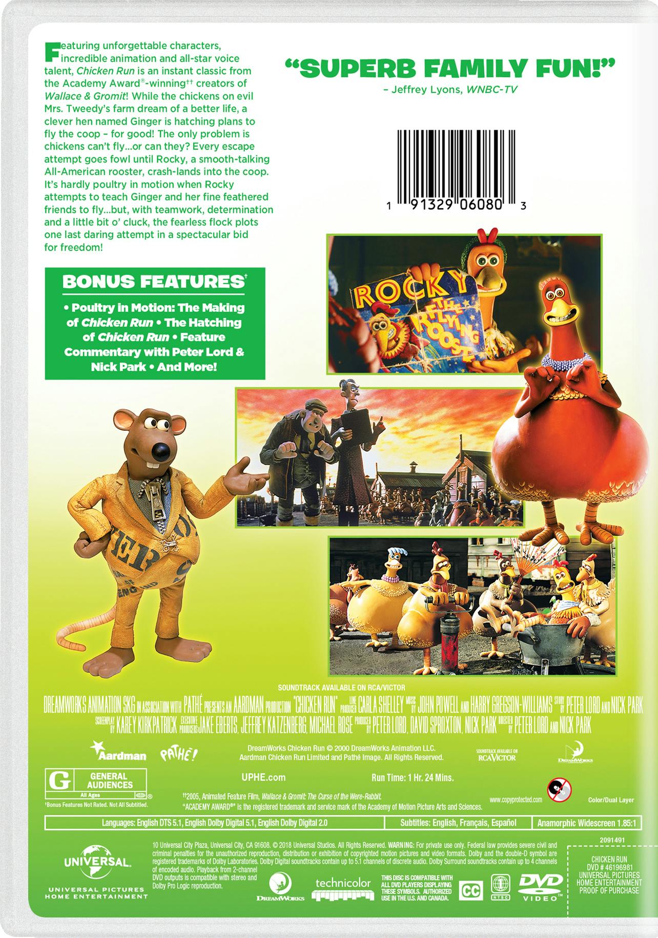 Chicken Run (DVD New Box Art) [DVD] - Image 2