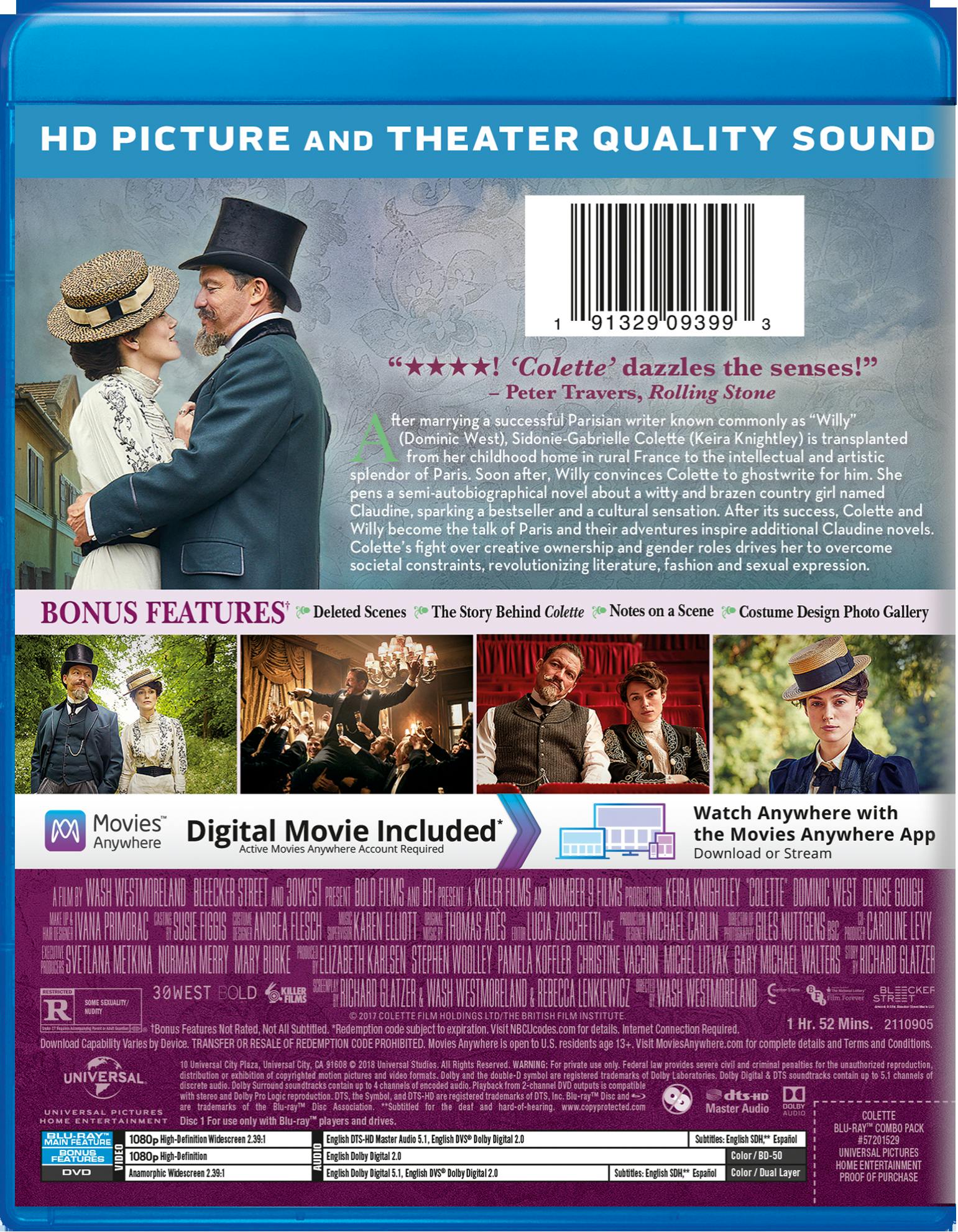 Colette (DVD + Digital) [Blu-ray] - Image 2