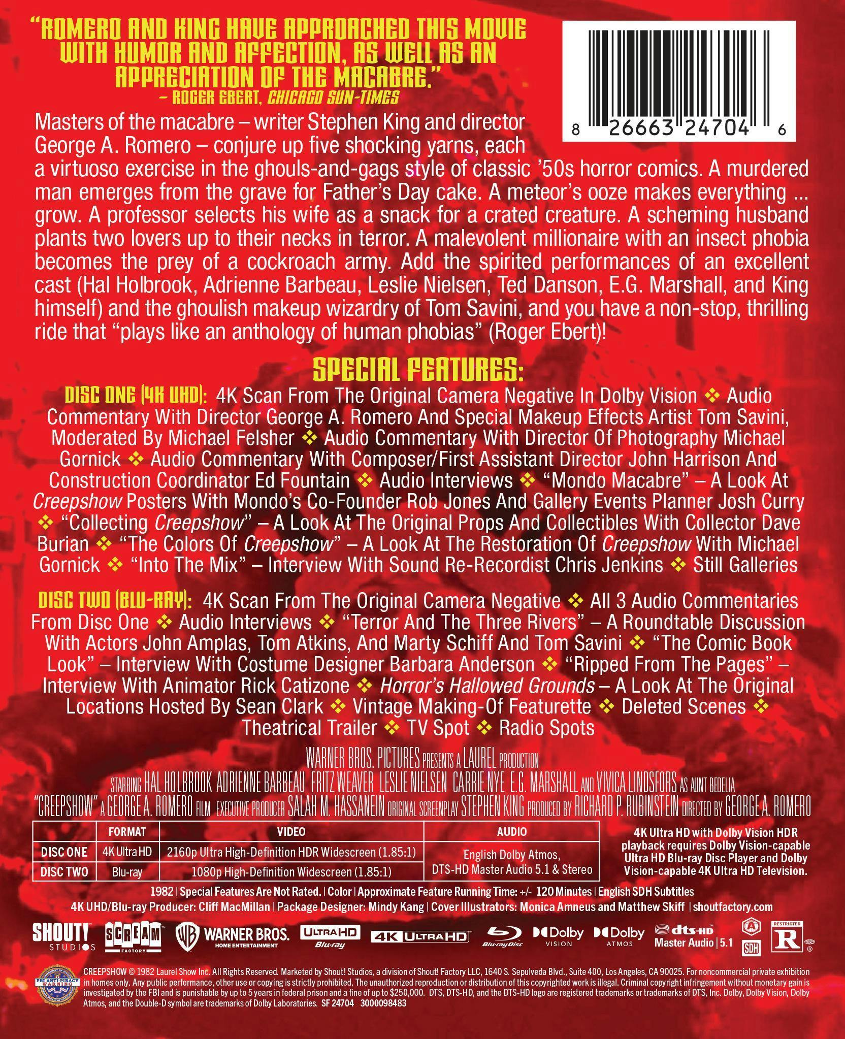 Creepshow [Limited Edition Steelbook] (Limited Edition 4K Ultra HD Steelbook) [UHD] - Image 3