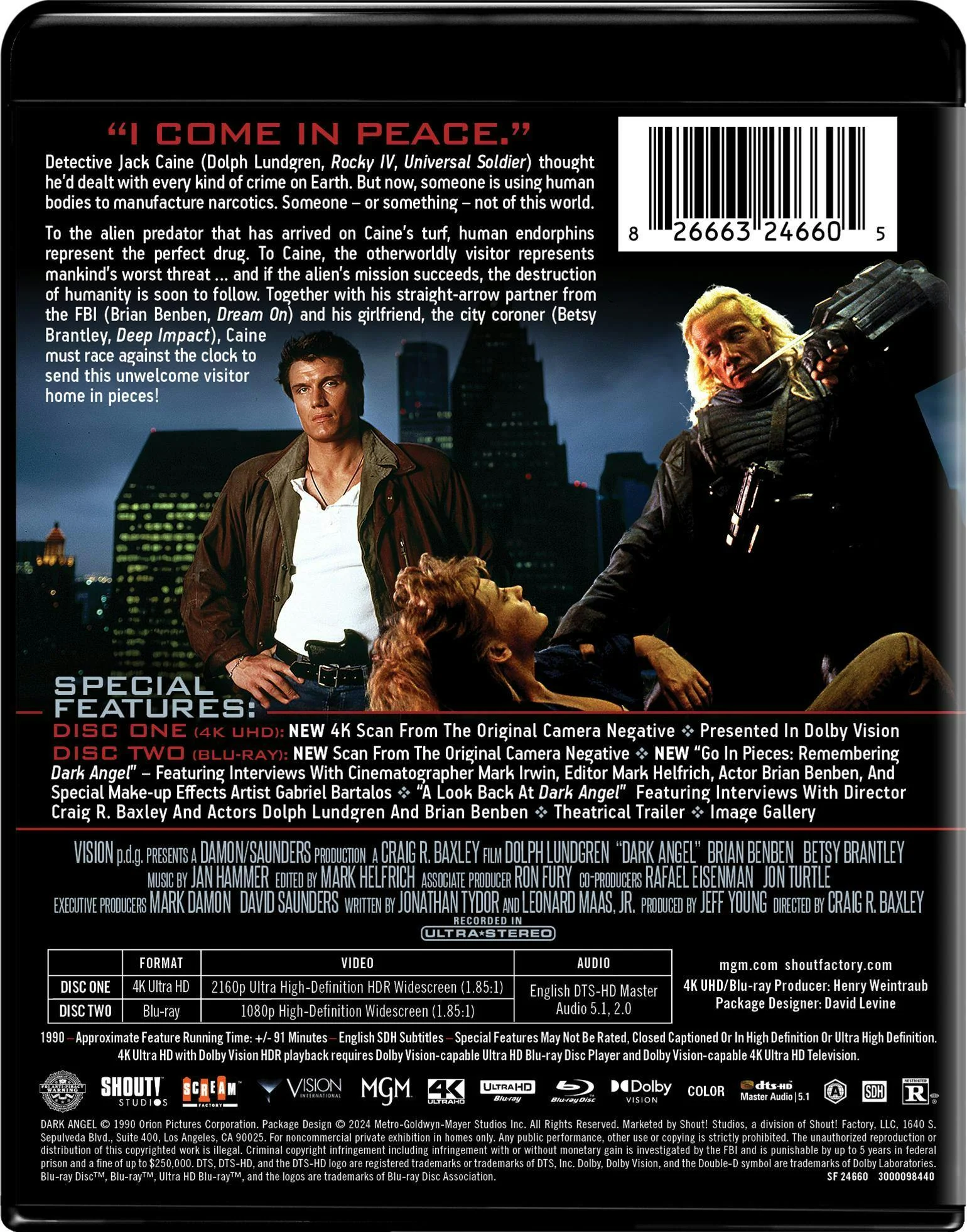Dark Angel (1990) - Collector's Edition (4K Ultra HD + Blu-ray) [UHD] - Image 3