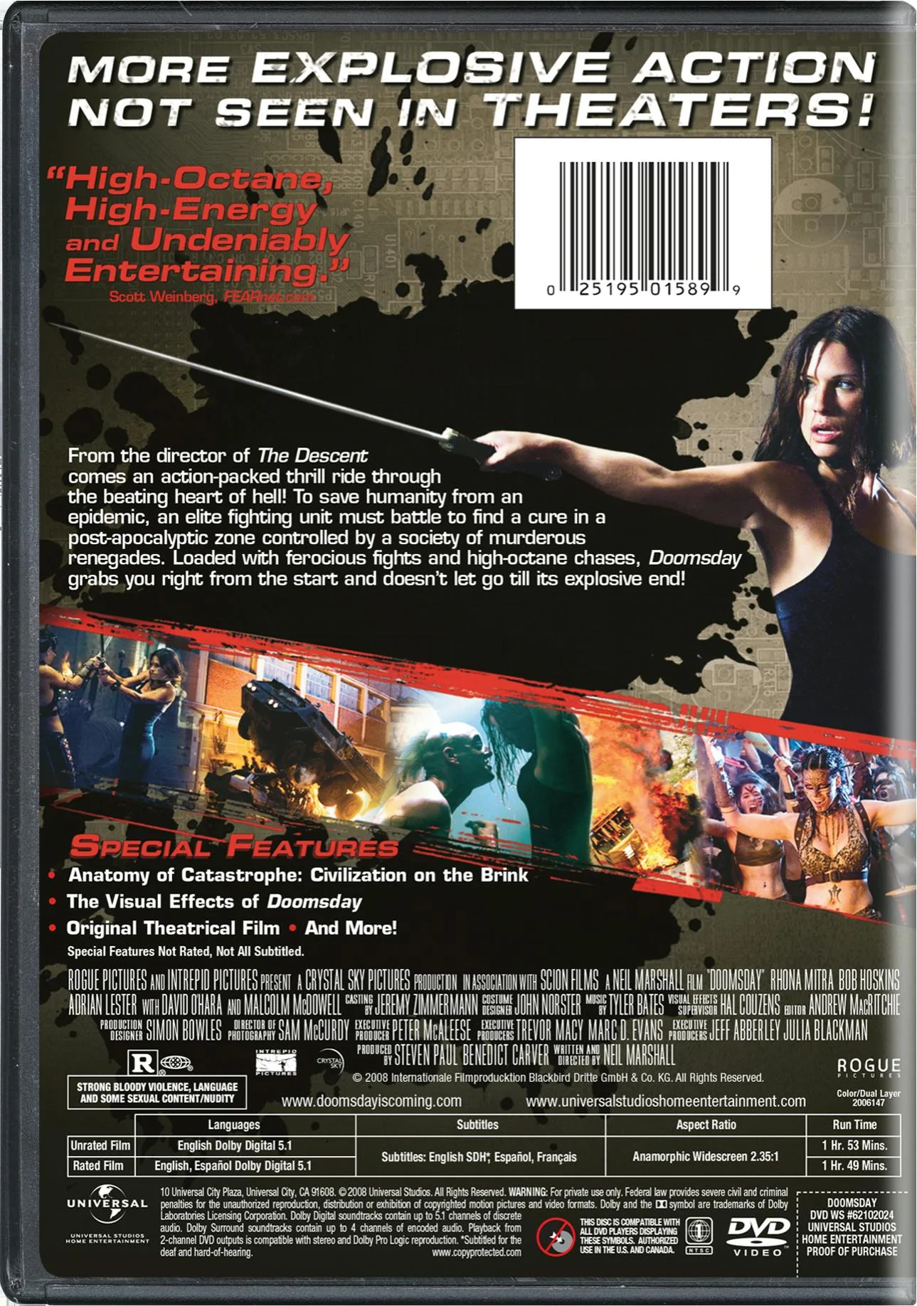Doomsday (DVD Widescreen) [DVD] - Image 2