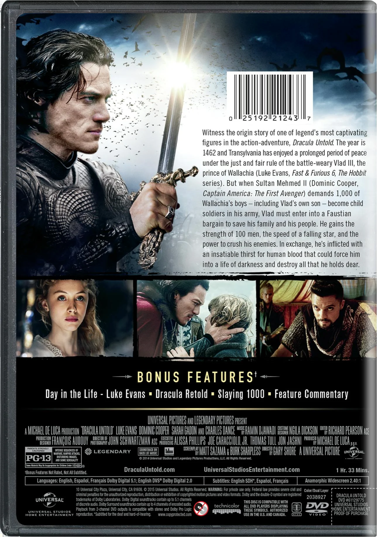 Dracula Untold [DVD] - Image 2