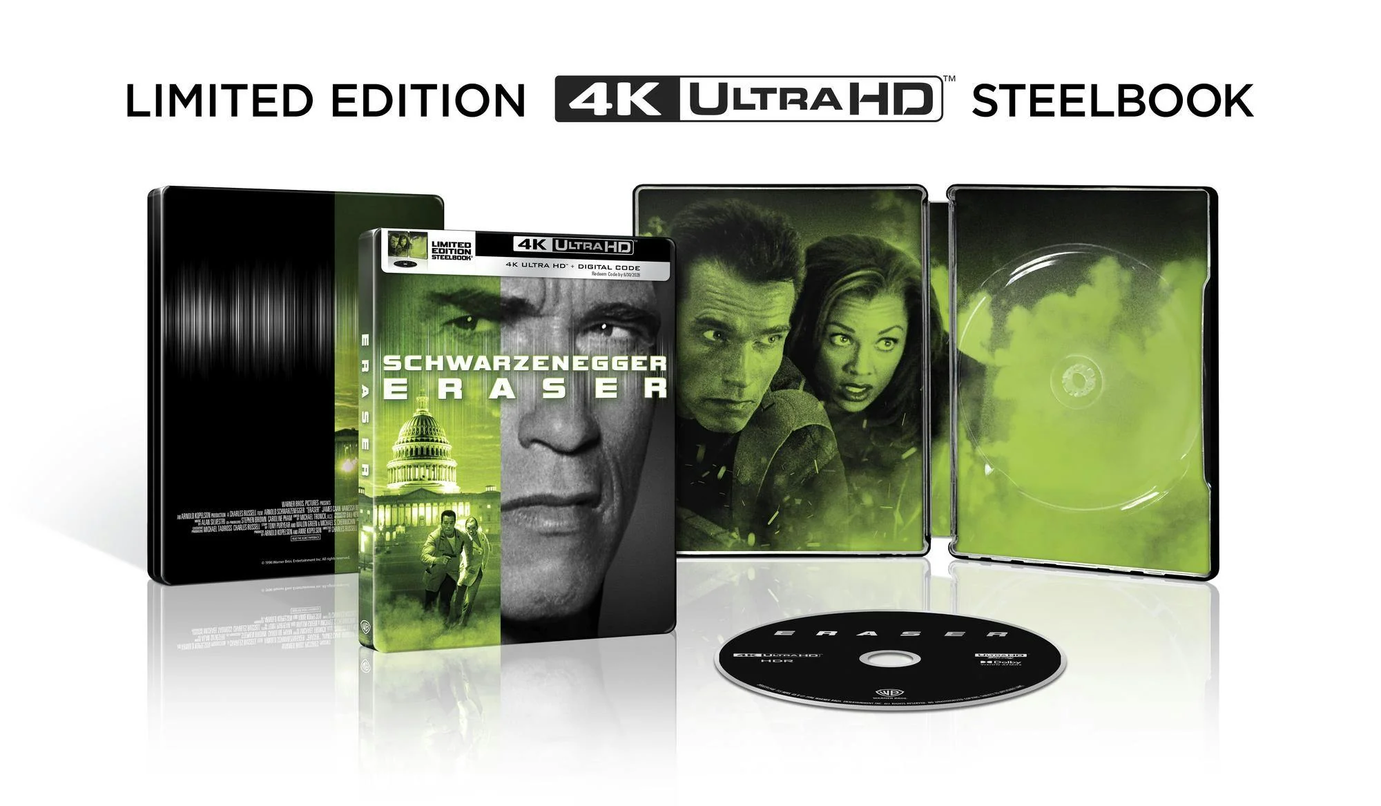 Eraser 30th Anniversary Edition (Limited Edition 4K Ultra HD Steelbook + Digital) [UHD] - Image 4
