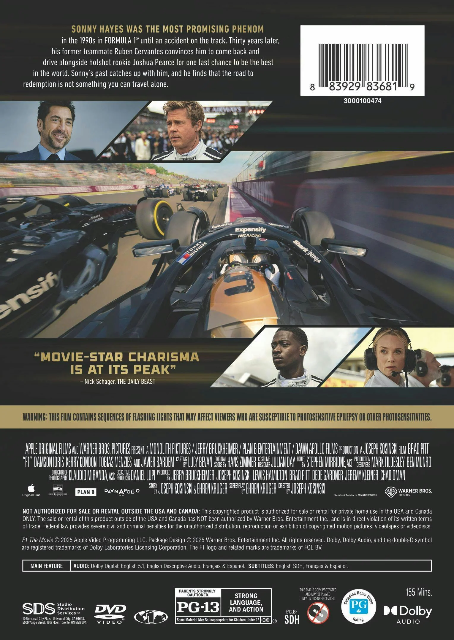 F1® The Movie [DVD] - Image 3