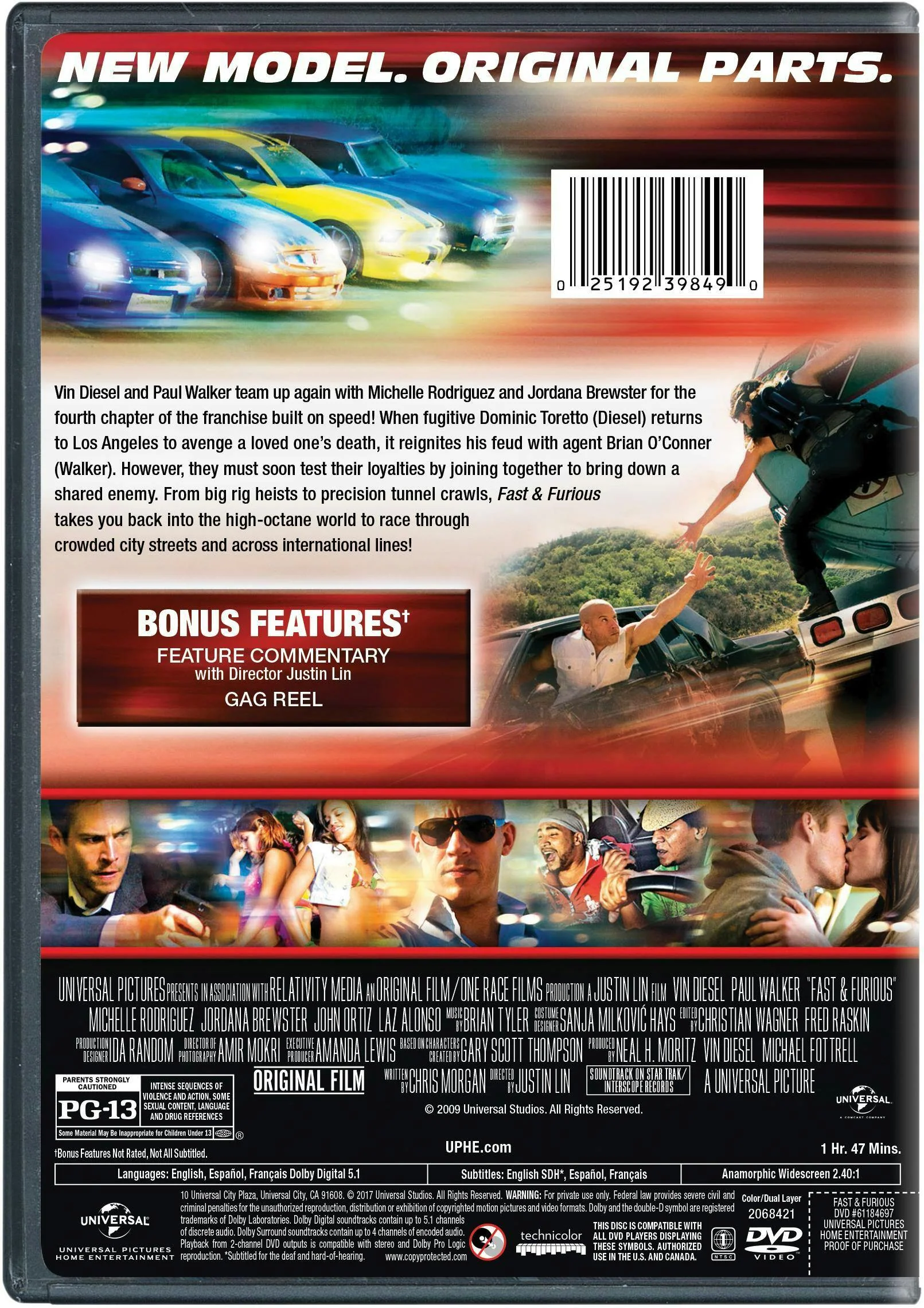 Fast & Furious (2009) [DVD] - Image 2