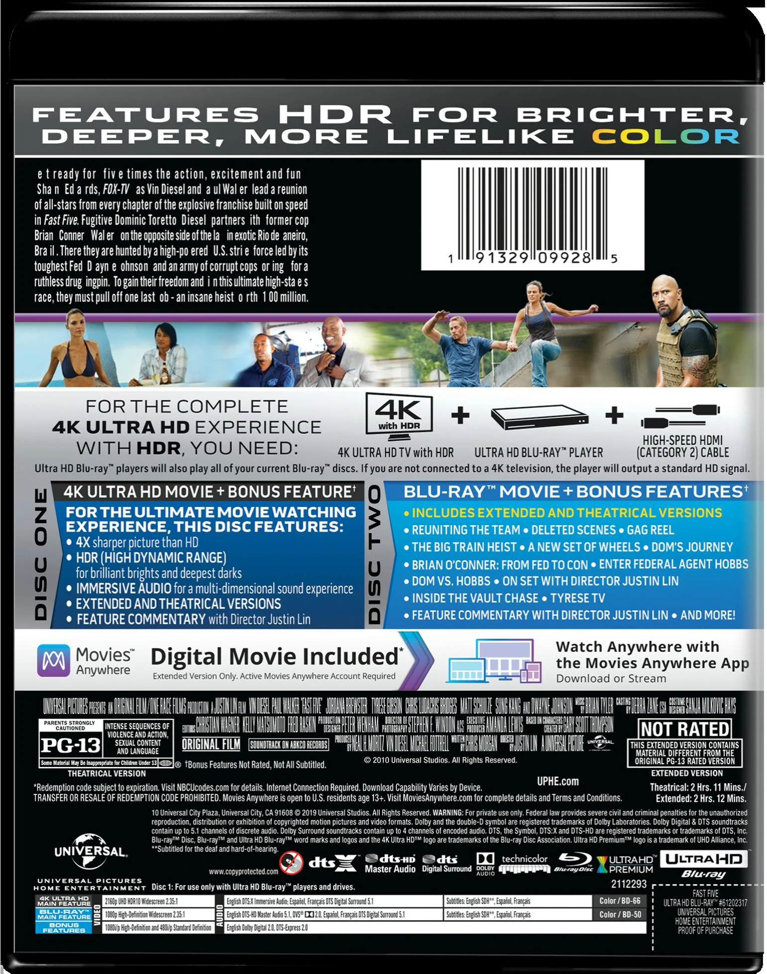 Fast & Furious 5 (4K Ultra HD) [UHD] - Image 2