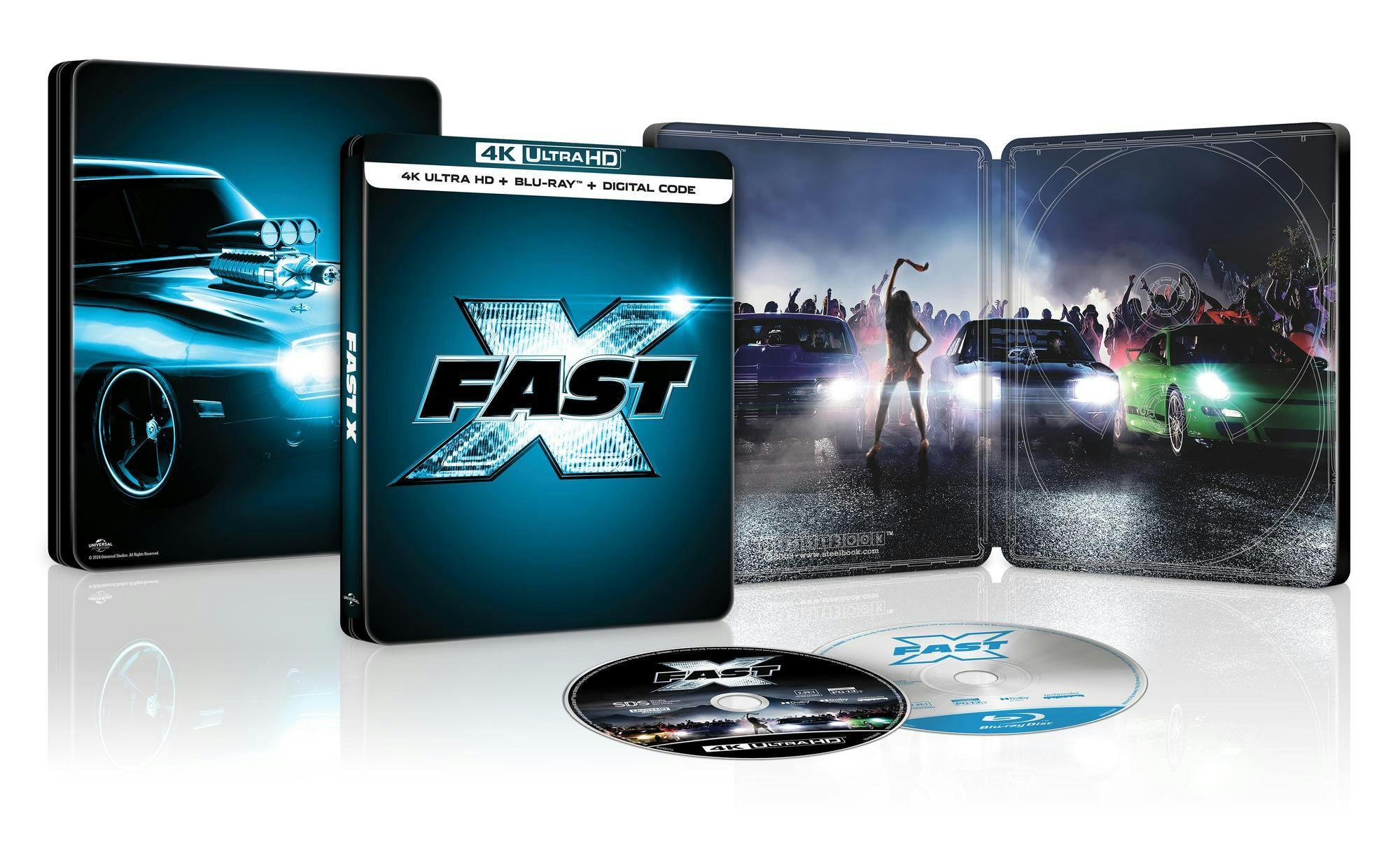 Fast X - Glow-in-the-Dark Limited Edition Steelbook (4K Ultra HD + Blu-ray + Digital) [UHD] - Image 6