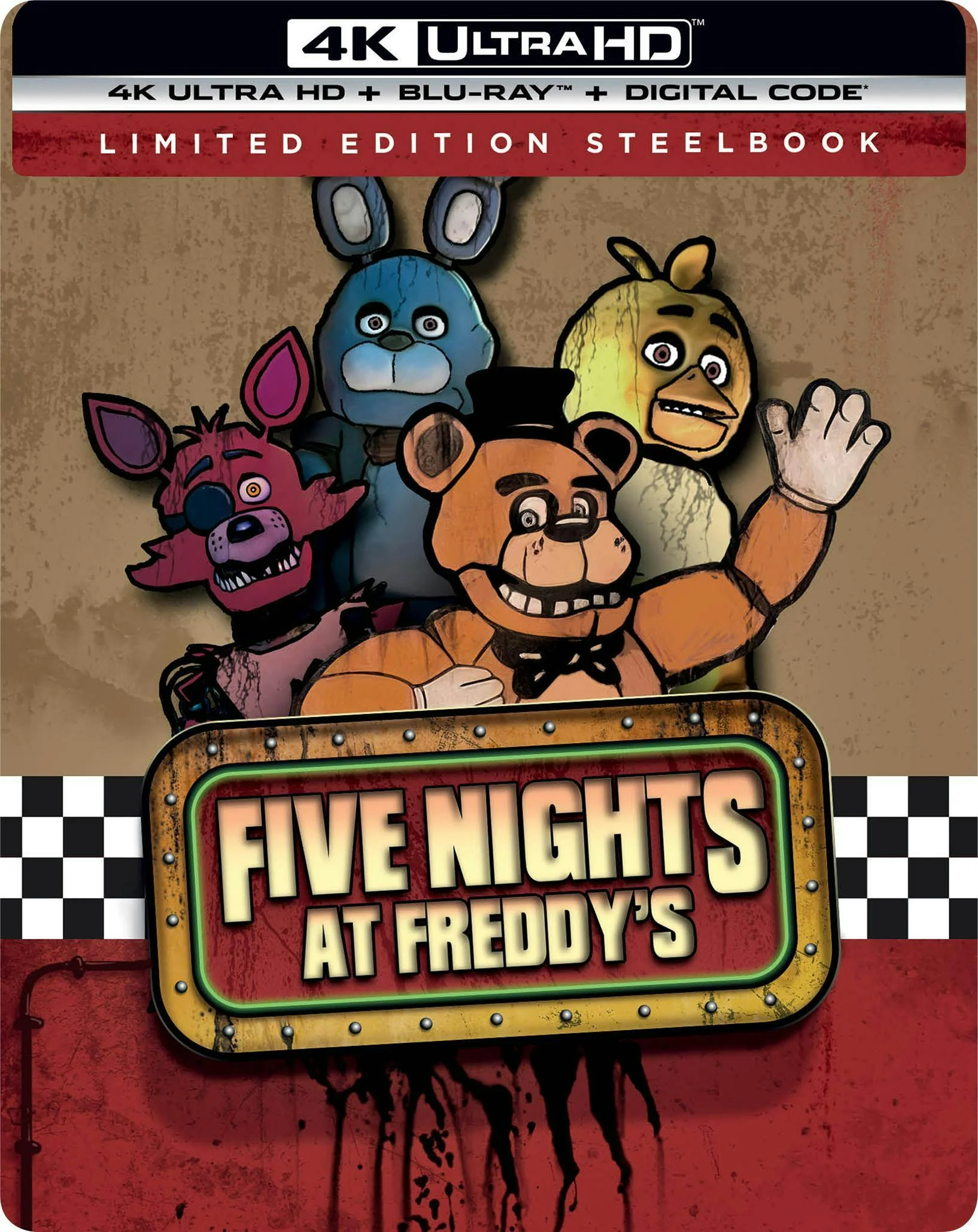 Five Nights and Freddy's (Limited Edition 4K Ultra HD Steelbook + Blu-ray + Digital) [UHD]