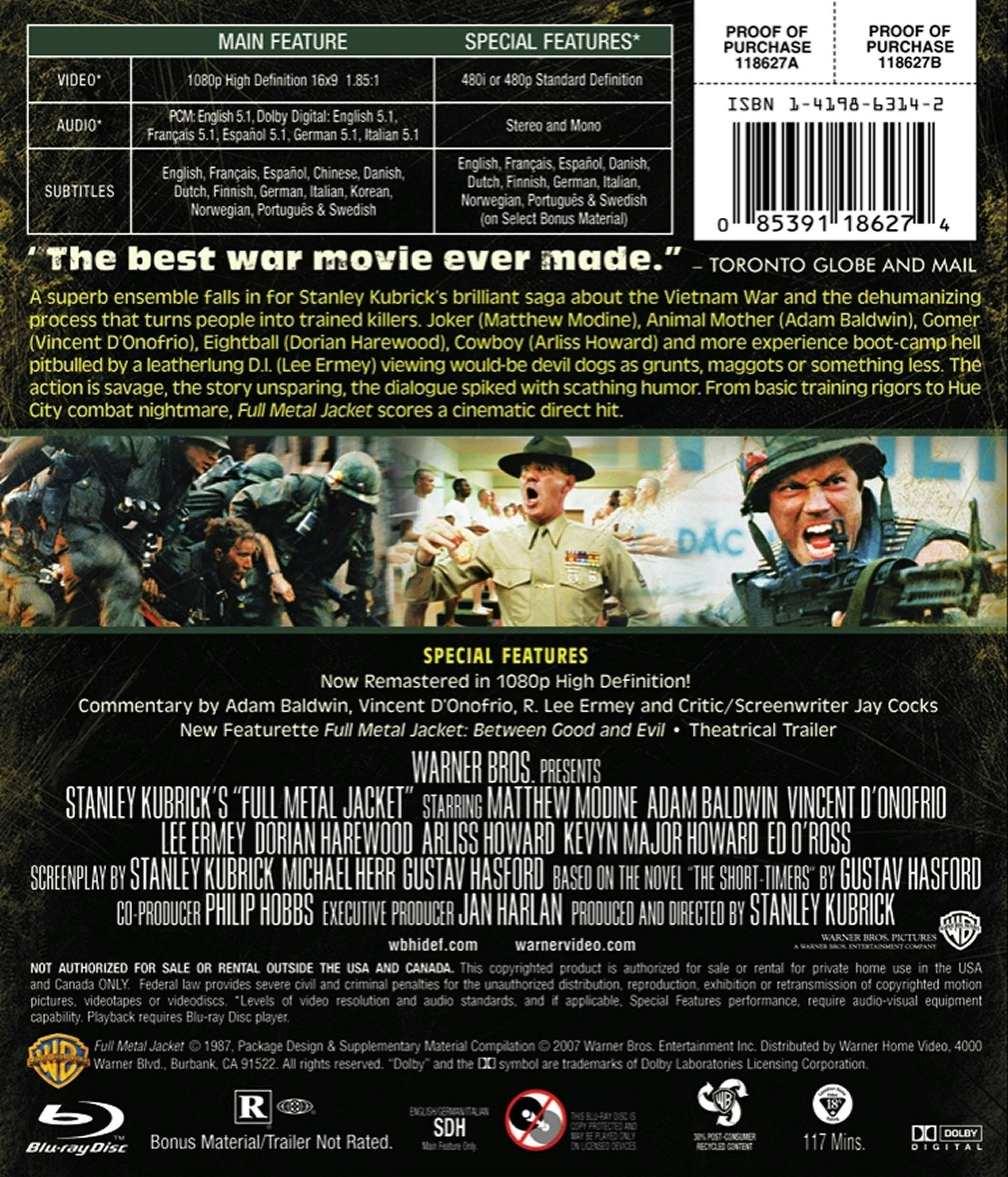 Full Metal Jacket (Deluxe Edition) [Blu-ray] - Image 2