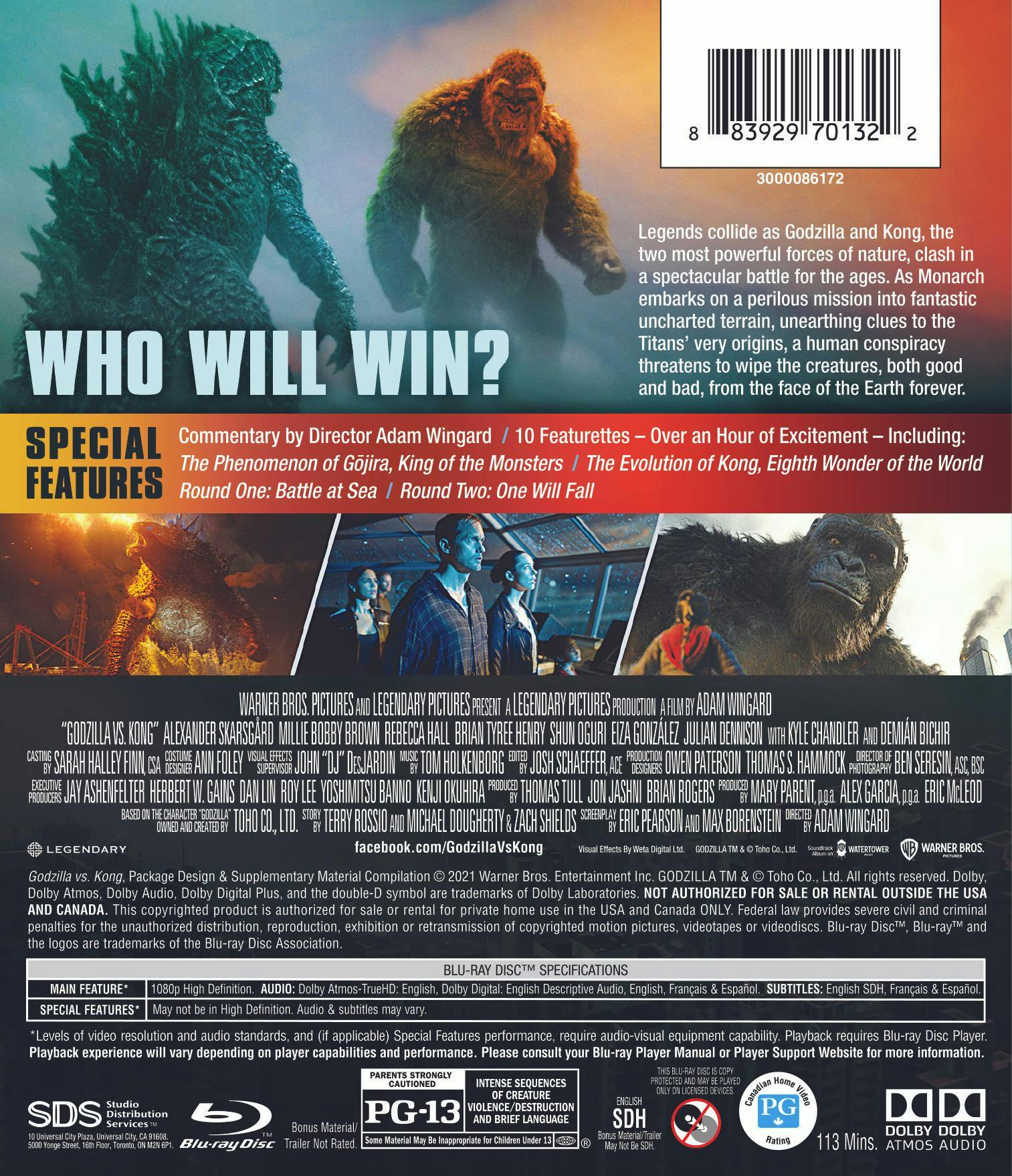 Godzilla Vs Kong [Blu-Ray] - Image 3