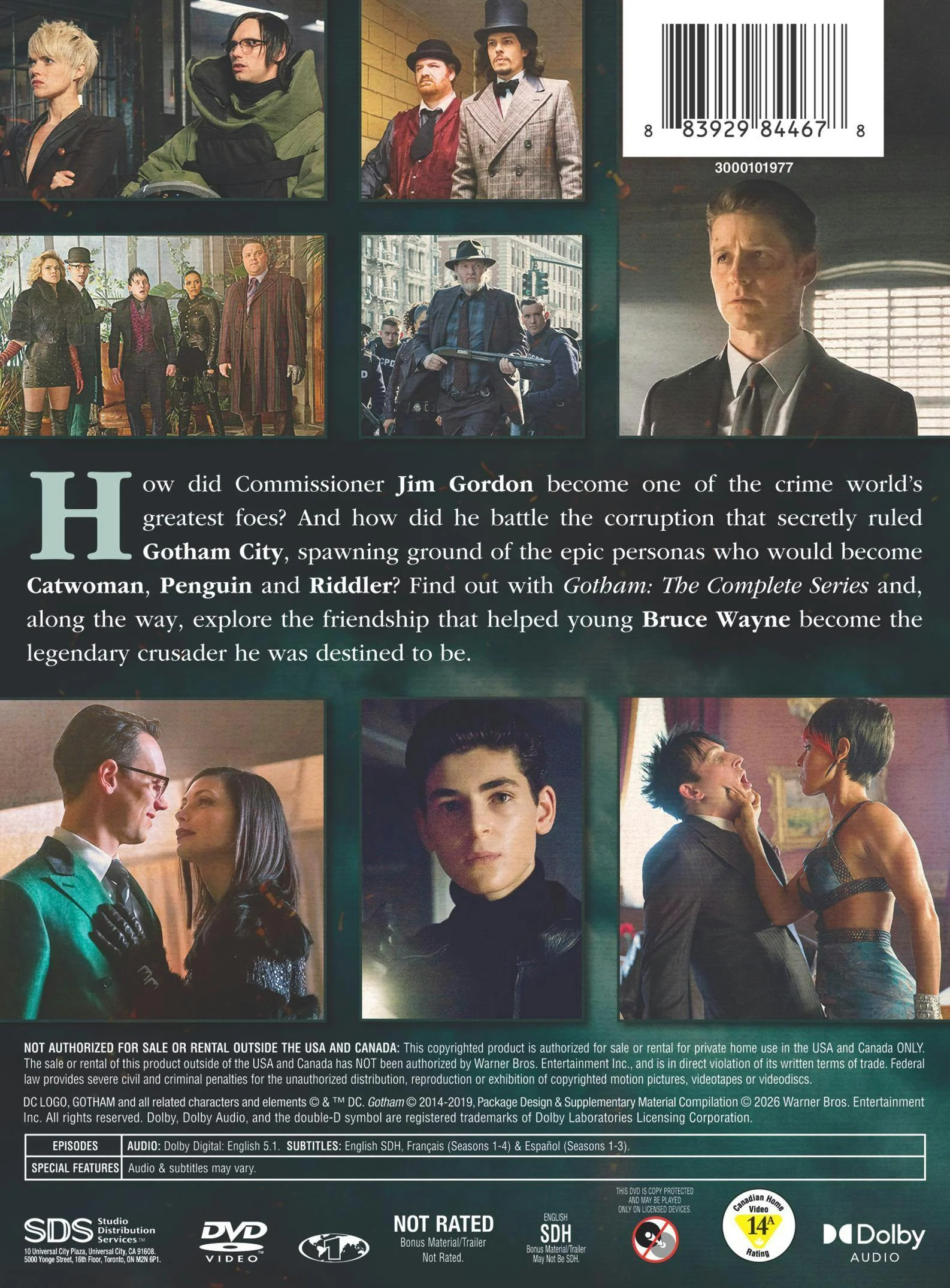Gotham:The Complete Series [DVD] - Image 3