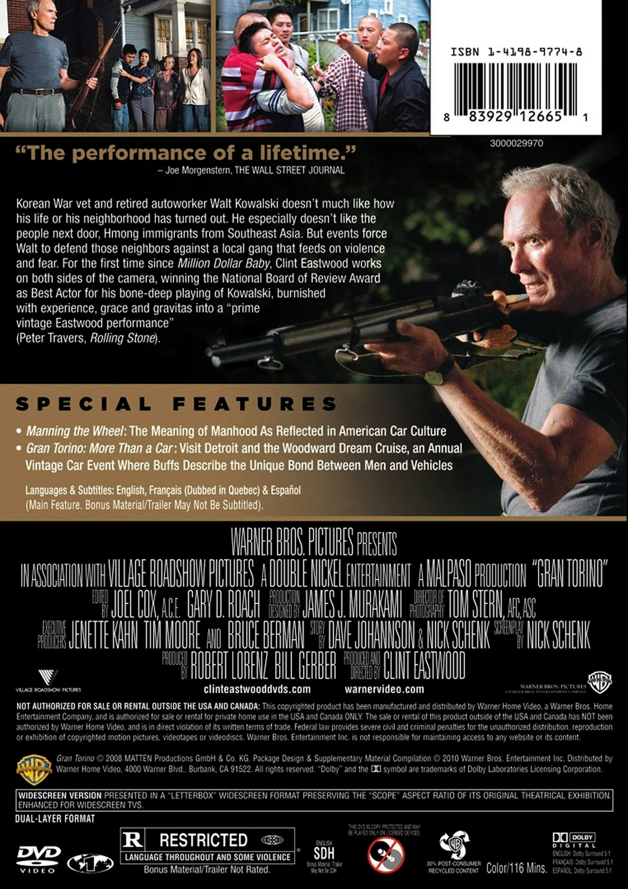 Gran Torino (DVD Widescreen) [DVD] - Image 2