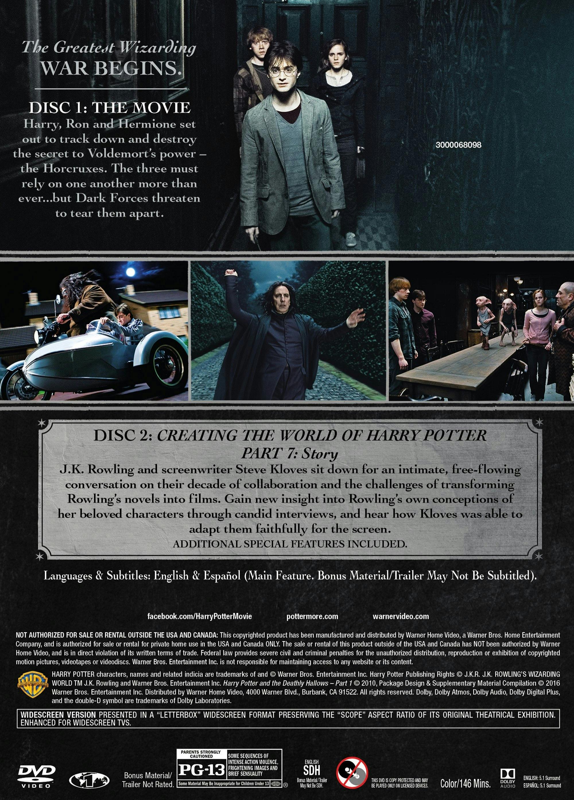 Harry Potter and the Deathly Hallows: Part 1 (Special Edition) [DVD] - Image 2