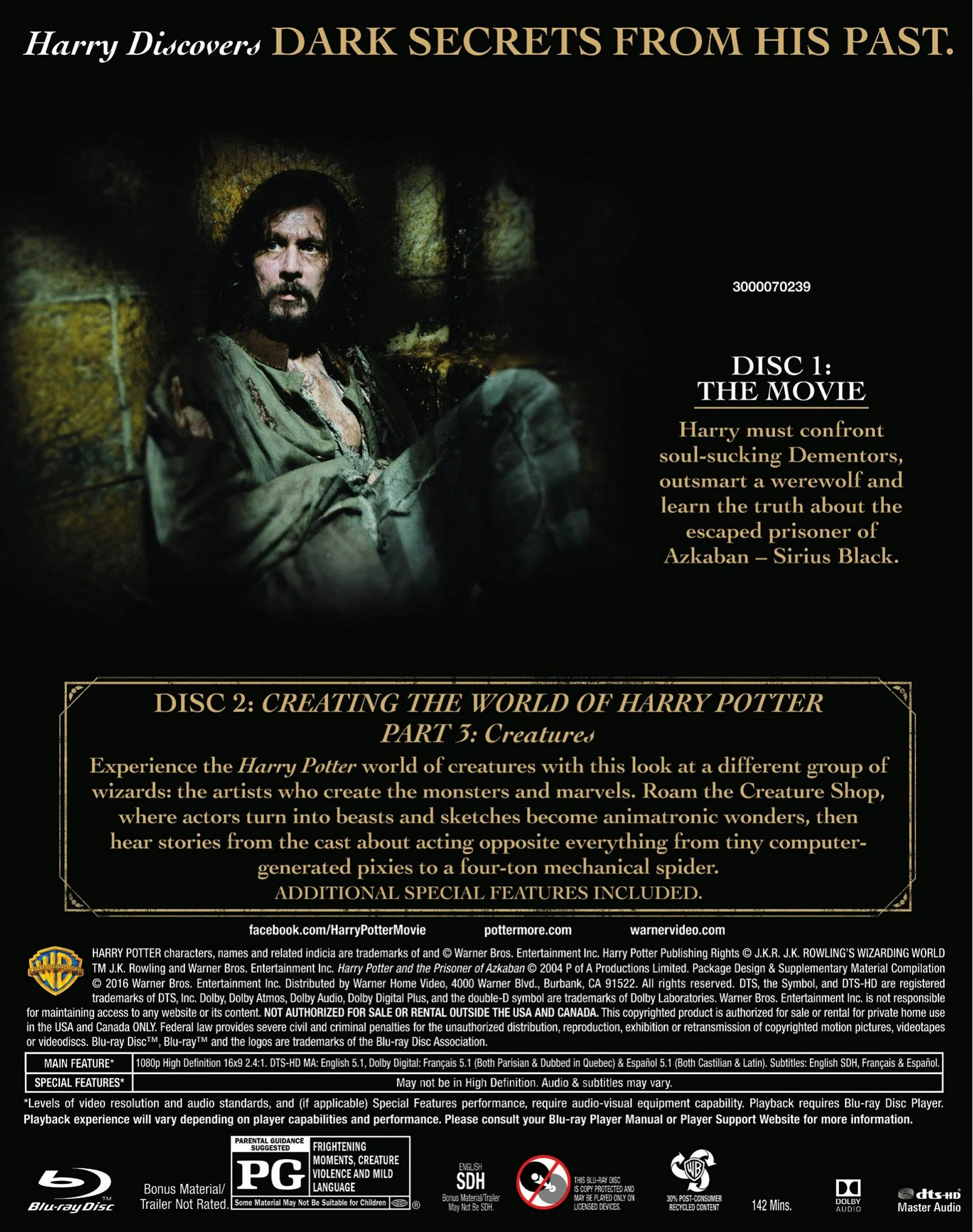 Harry Potter and the Prisoner of Azkaban (Special Edition) [Blu-ray] - Image 3