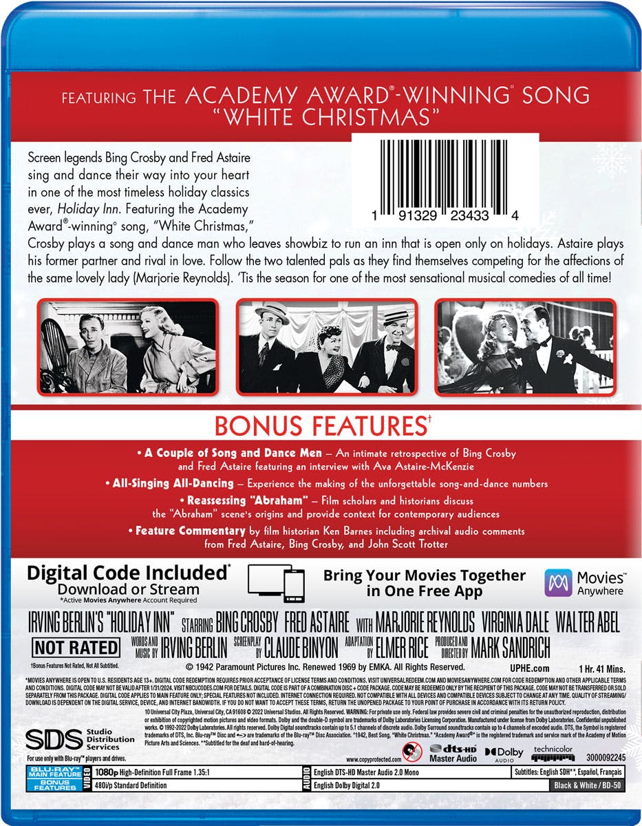 Holiday Inn (80th Anniversary Edition) [Blu-ray] - Image 3