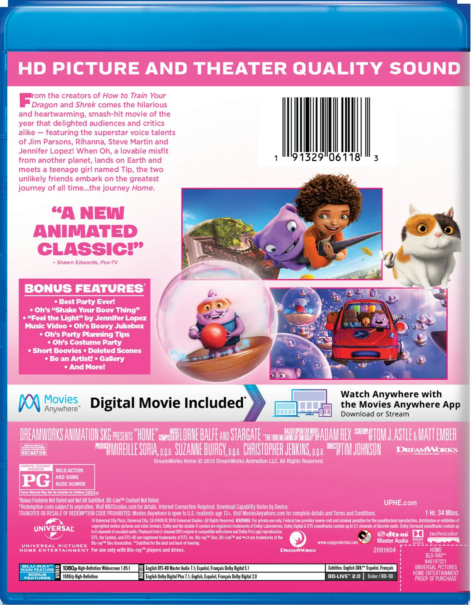 Home (Blu-ray New Box Art) [Blu-ray] - Image 2