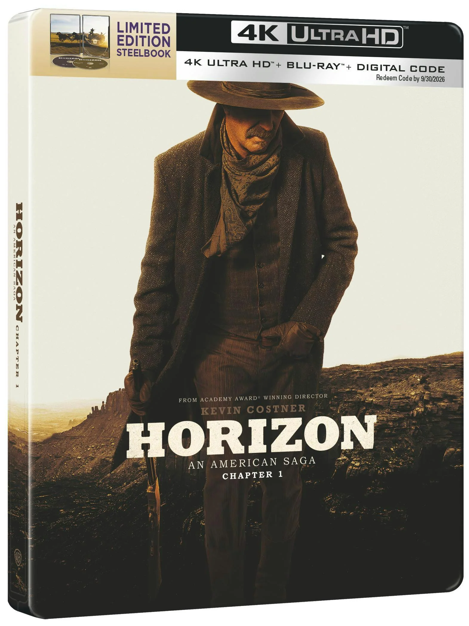 Horizon: An American Saga Chapter 1 (Limited Edition 4K Ultra HD Steelbook + Blu-ray + Digital) [UHD] - Image 2