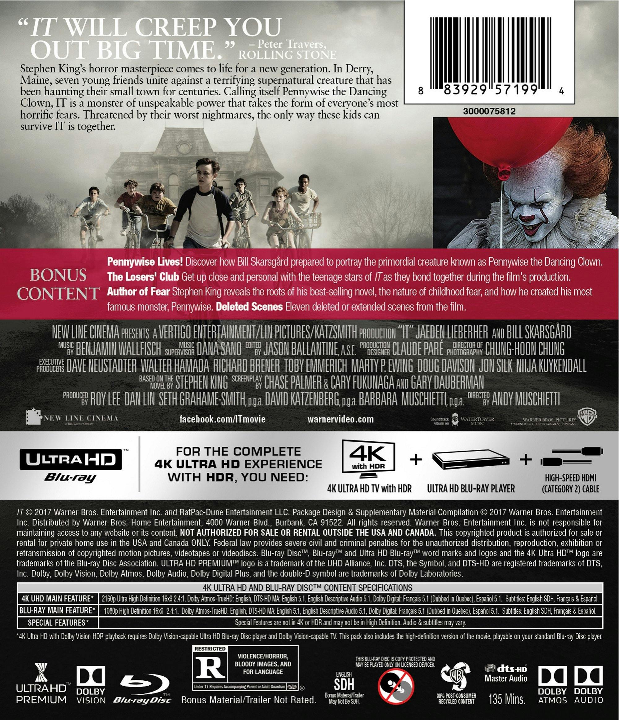 It (4K Ultra HD + Blu-ray) [UHD] - Image 3