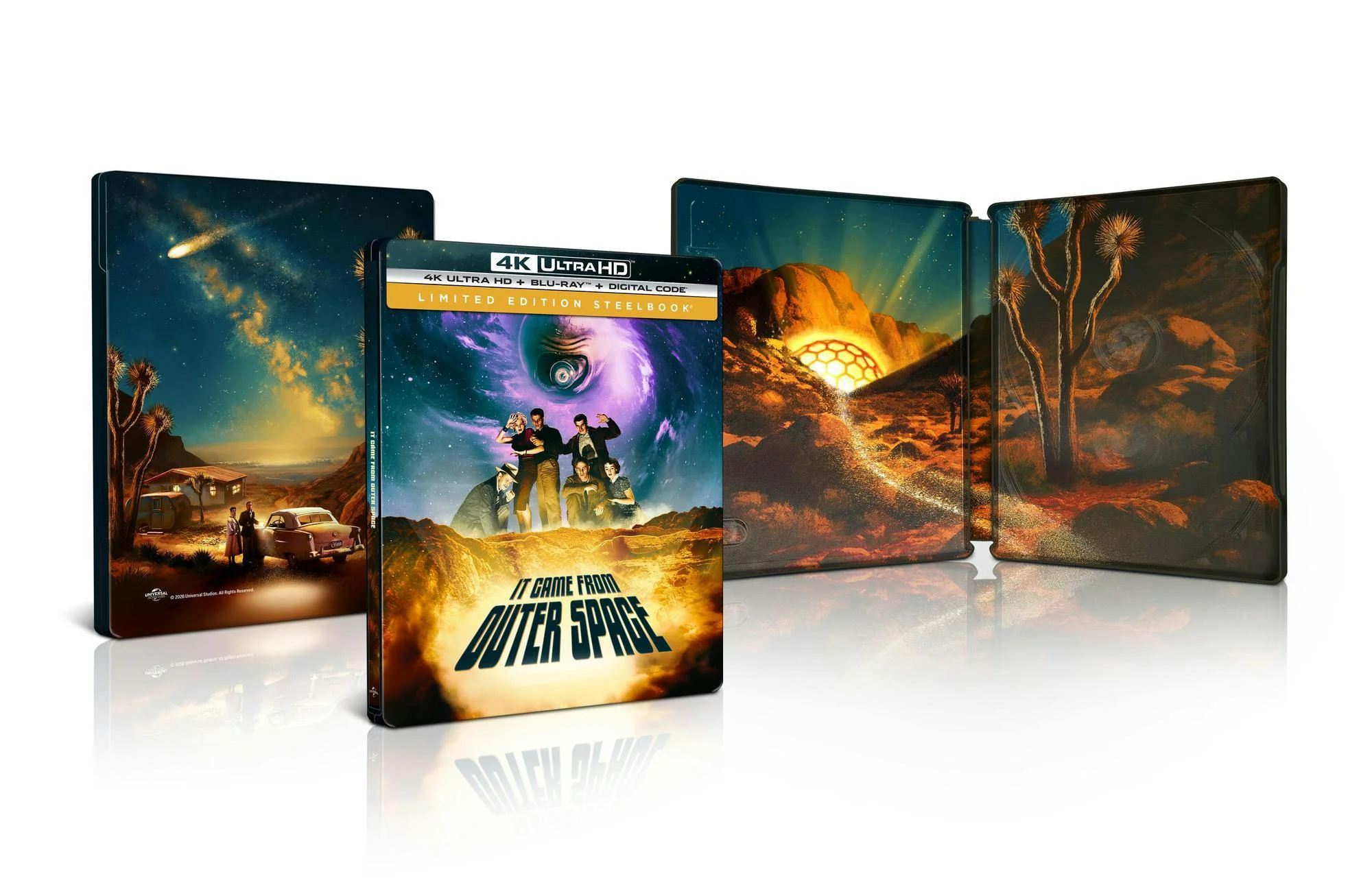 It Came From Outer Space (Limited Edition 4K Ultra HD Steelbook + Blu-ray + Digital) [UHD] - Image 4