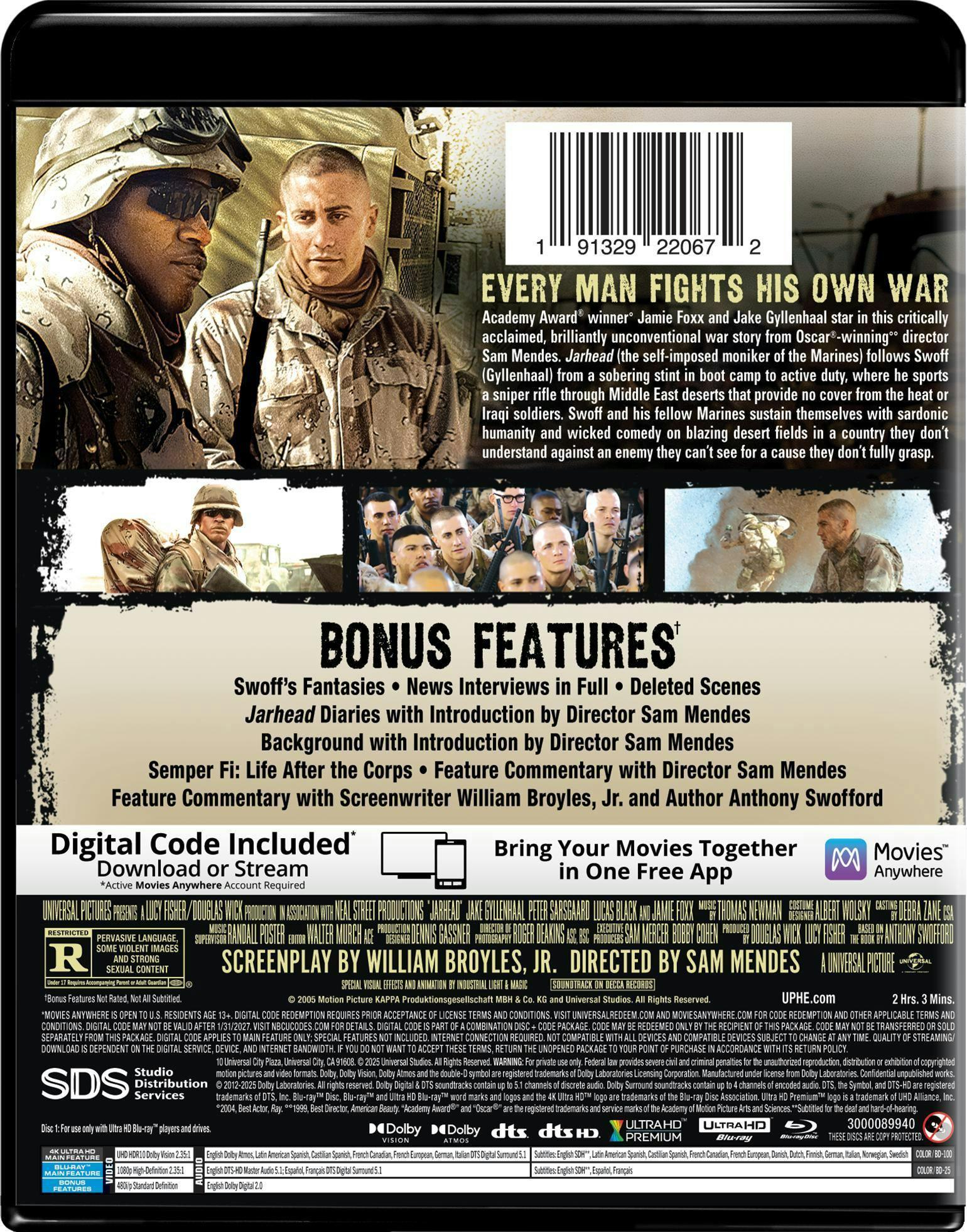 Jarhead - 4K Ultra HD + Blu-ray + Digital (4K Ultra HD + Blu-ray + Digital) [UHD] - Image 3
