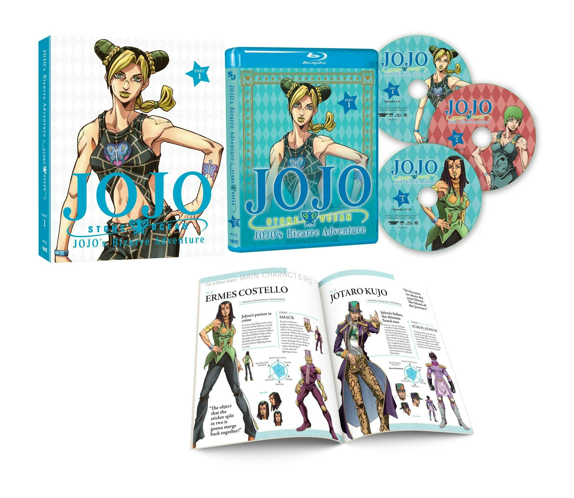 Jojo's Bizarre Adventure: Stone Ocean - Part 1 (Limited Edition) [Blu-ray] - Image 4