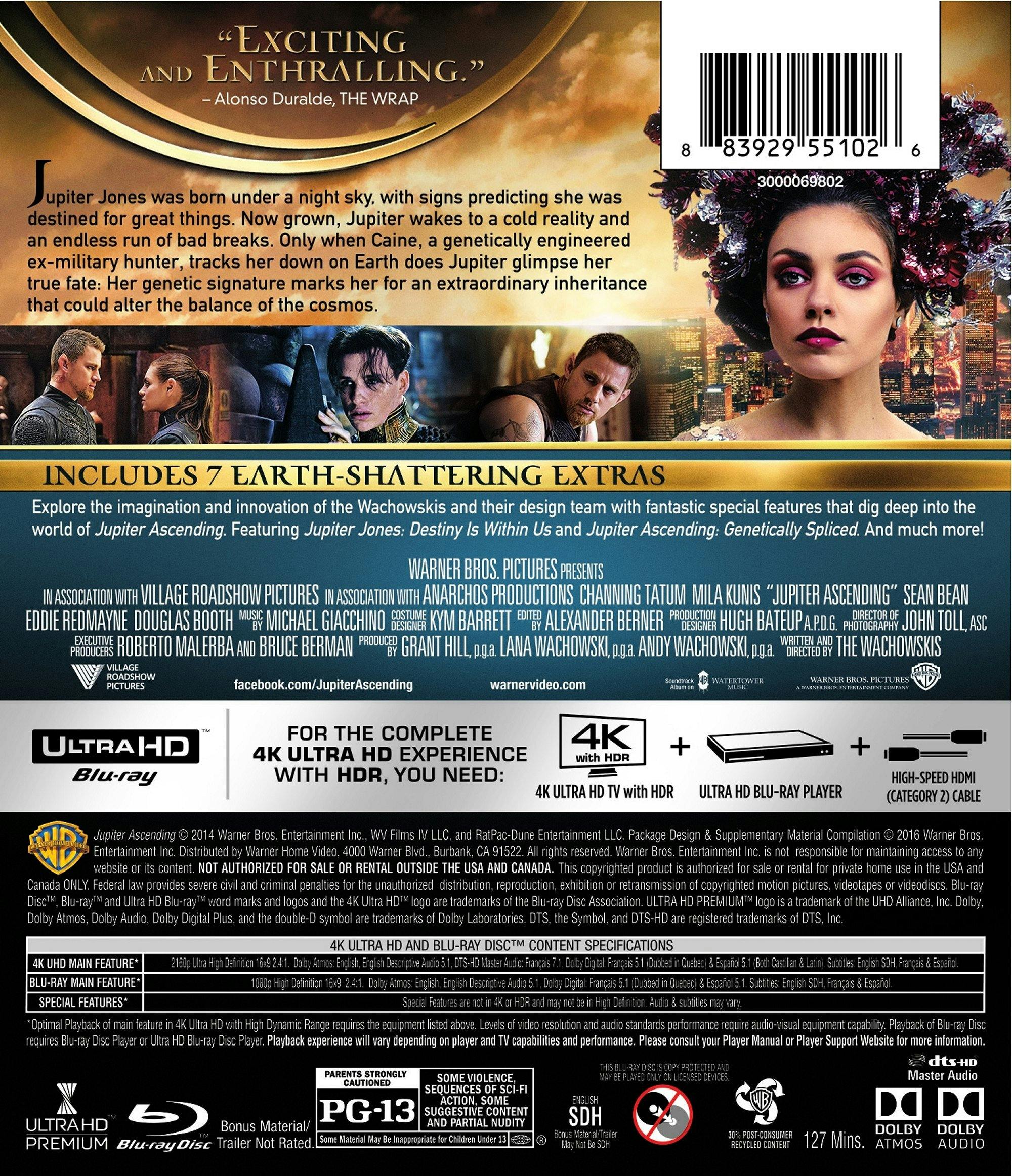 Jupiter Ascending (4K Ultra HD + Blu-ray) [UHD] - Image 2