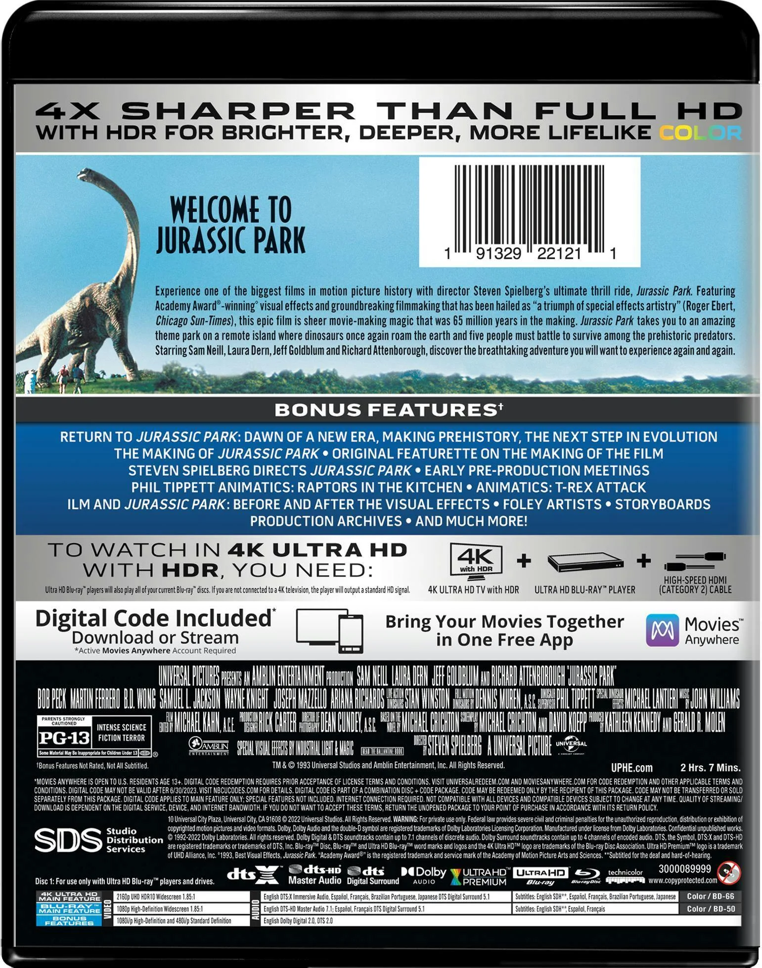 Jurassic Park (4K Ultra HD + Digital Download) [UHD] - Image 3