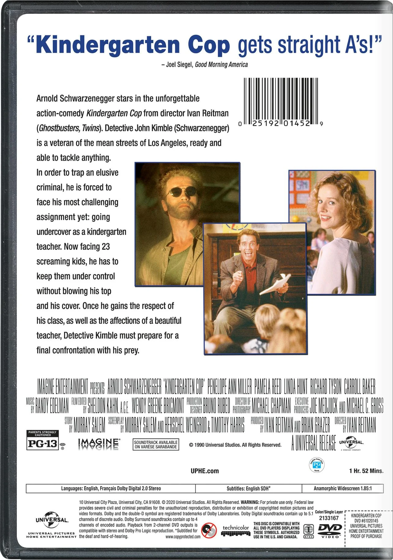 Kindergarten Cop [DVD] - Image 2