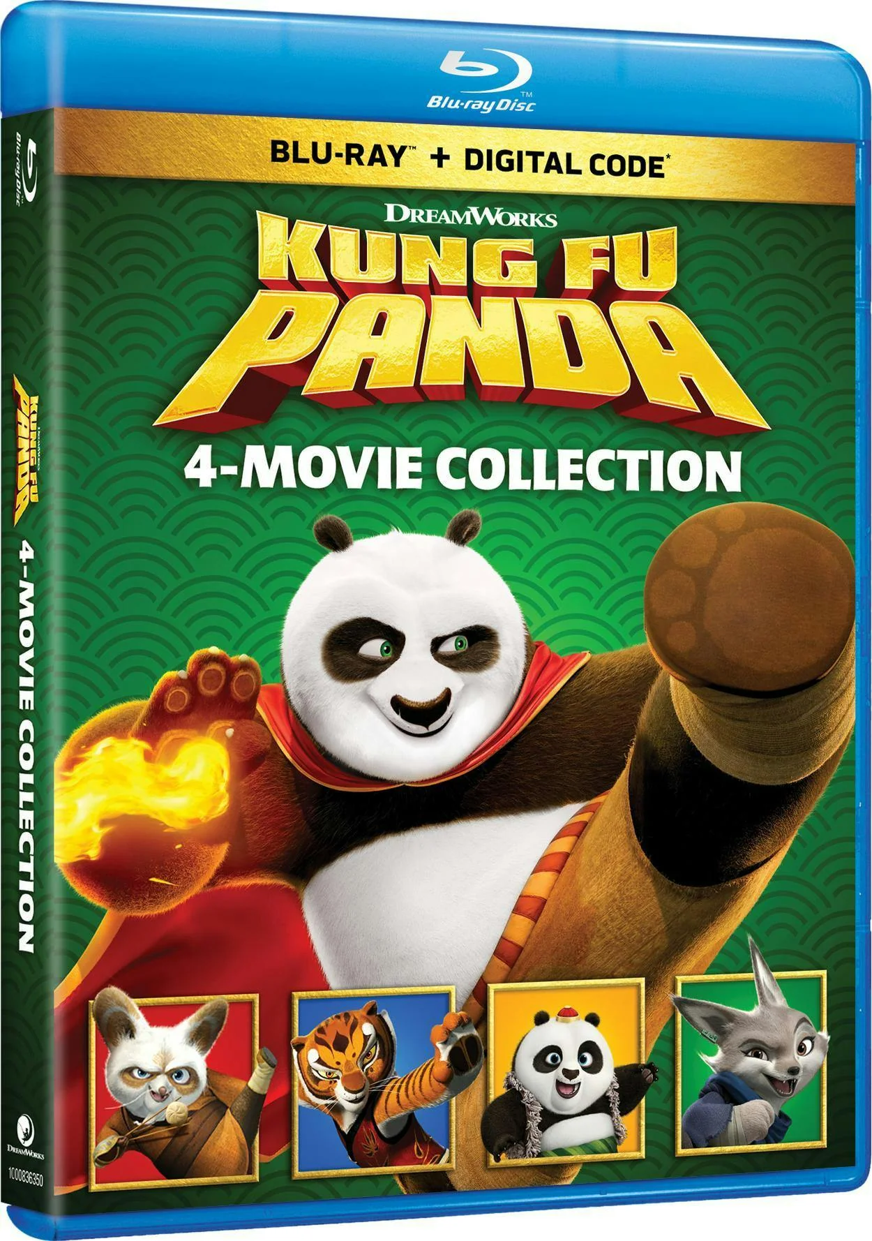 Kung Fu Panda: 4 Movie Collection (Blu-ray + Digital) [Blu-ray] - Image 2