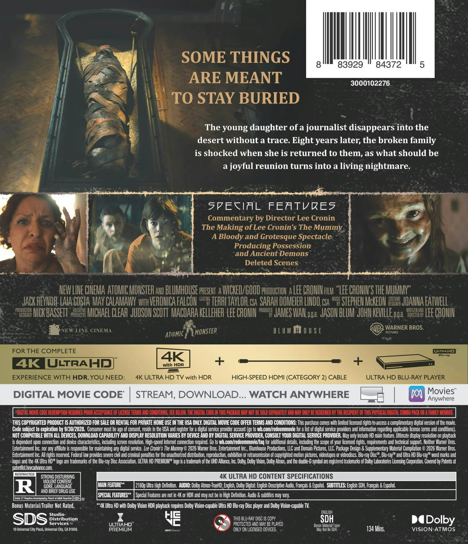 Lee Cronin's The Mummy (4K Ultra HD + Digital) [UHD] - Image 3