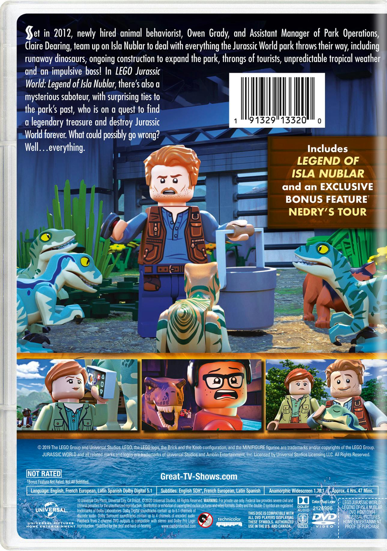 LEGO Jurassic World: Legend of Isla Nublar - Season 1 [DVD] - Image 2