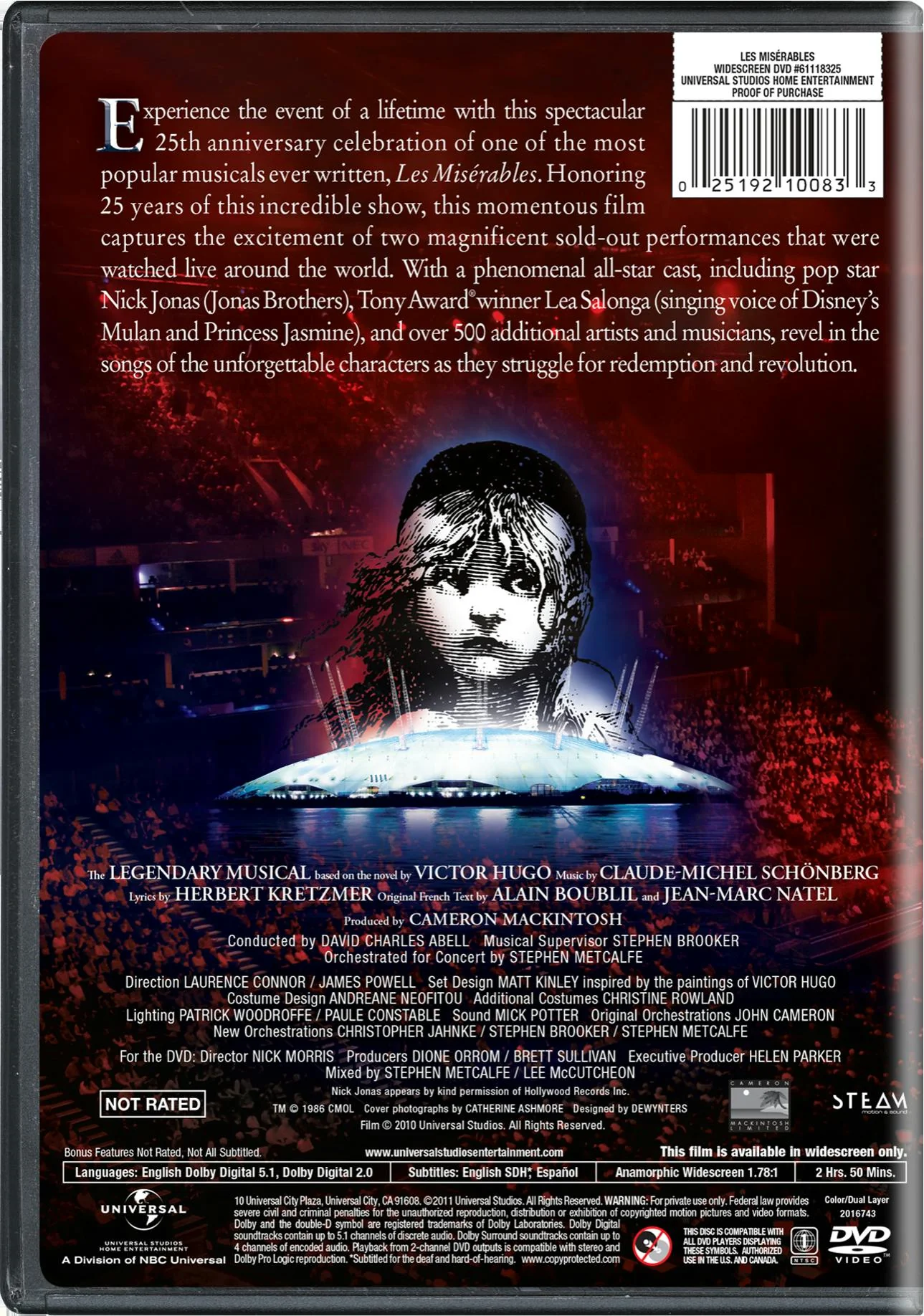 Les Misérables: In Concert - 25th Anniversary Show (25th Anniversary Edition) [DVD] - Image 2