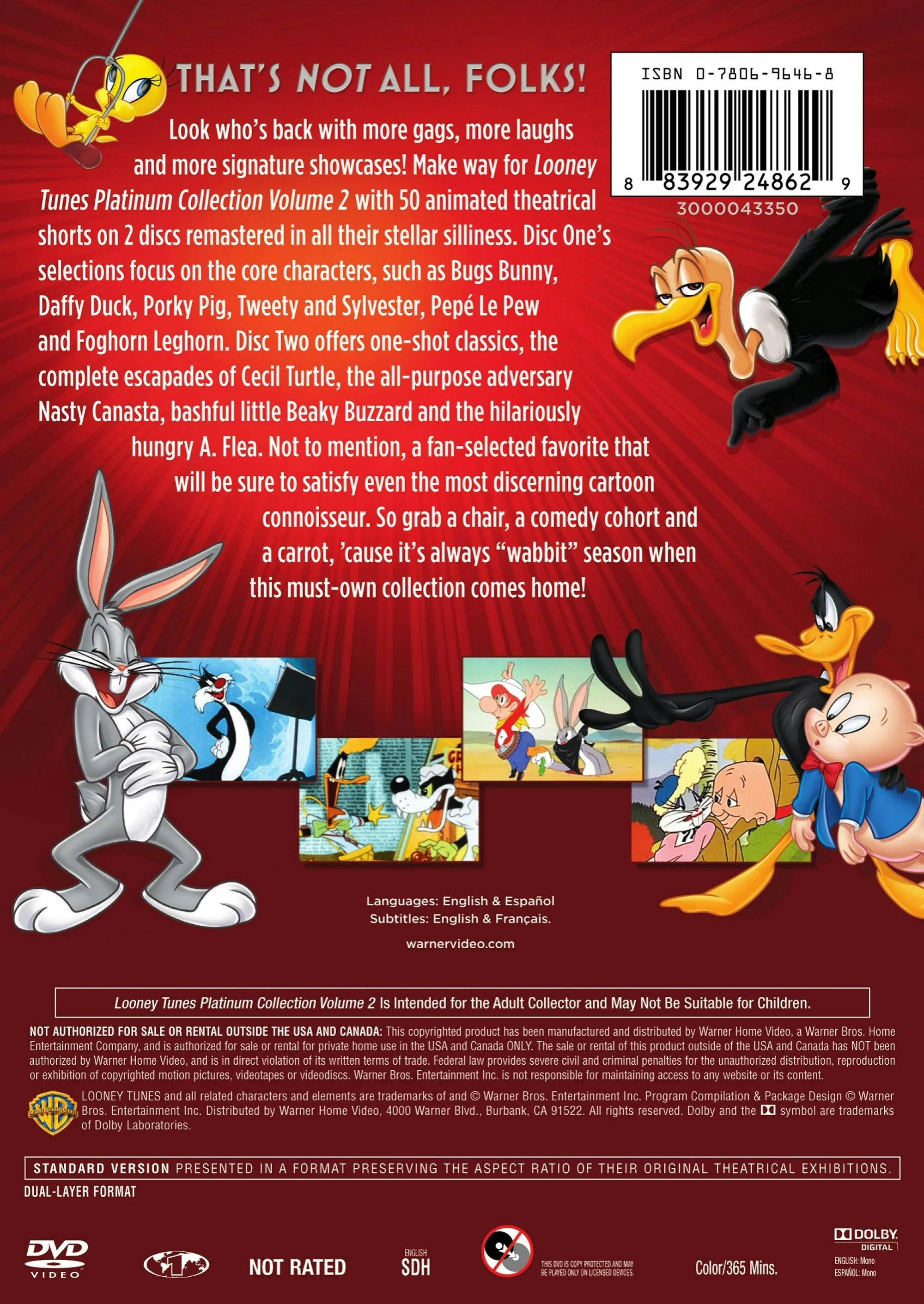 Looney Tunes Platinum Collection: Volume 2 [DVD] - Image 3