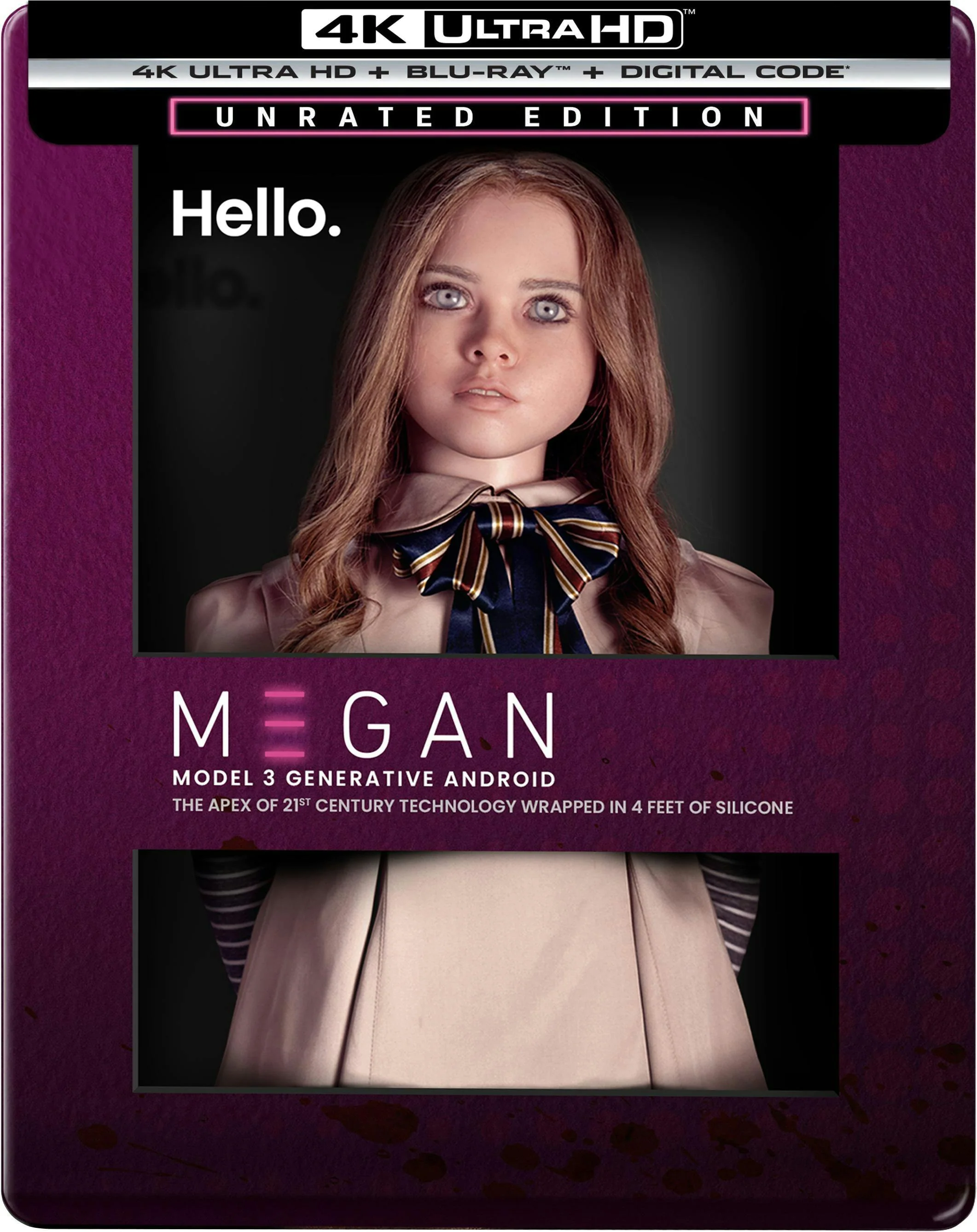 M3GAN - Limited Edition Steelbook 4K Ultra HD + Blu-ray + Digital (Limited Edition 4K Ultra HD Steelbook + Blu-ray + Digital) [UHD]