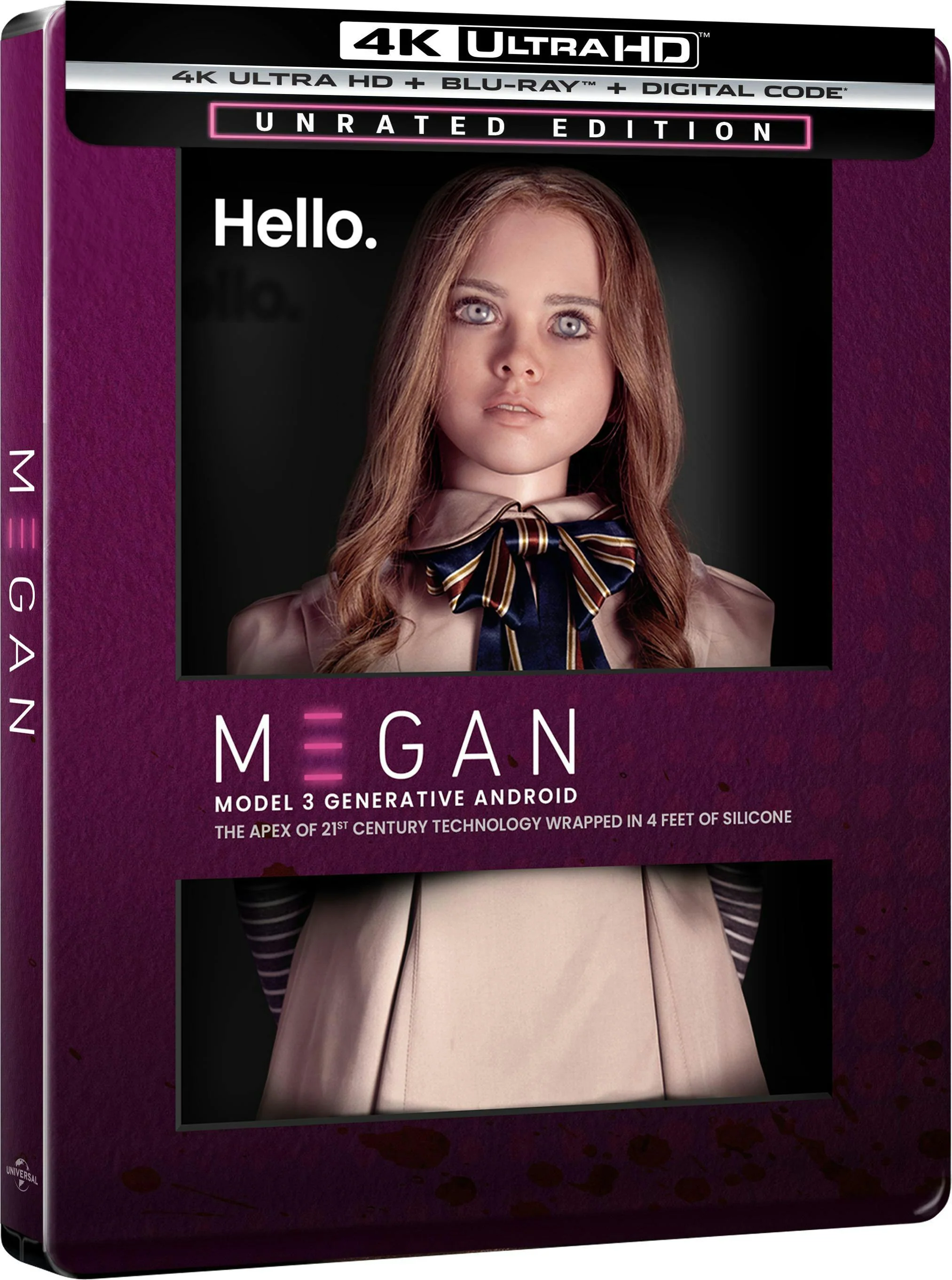 M3GAN - Limited Edition Steelbook 4K Ultra HD + Blu-ray + Digital (Limited Edition 4K Ultra HD Steelbook + Blu-ray + Digital) [UHD] - Image 2